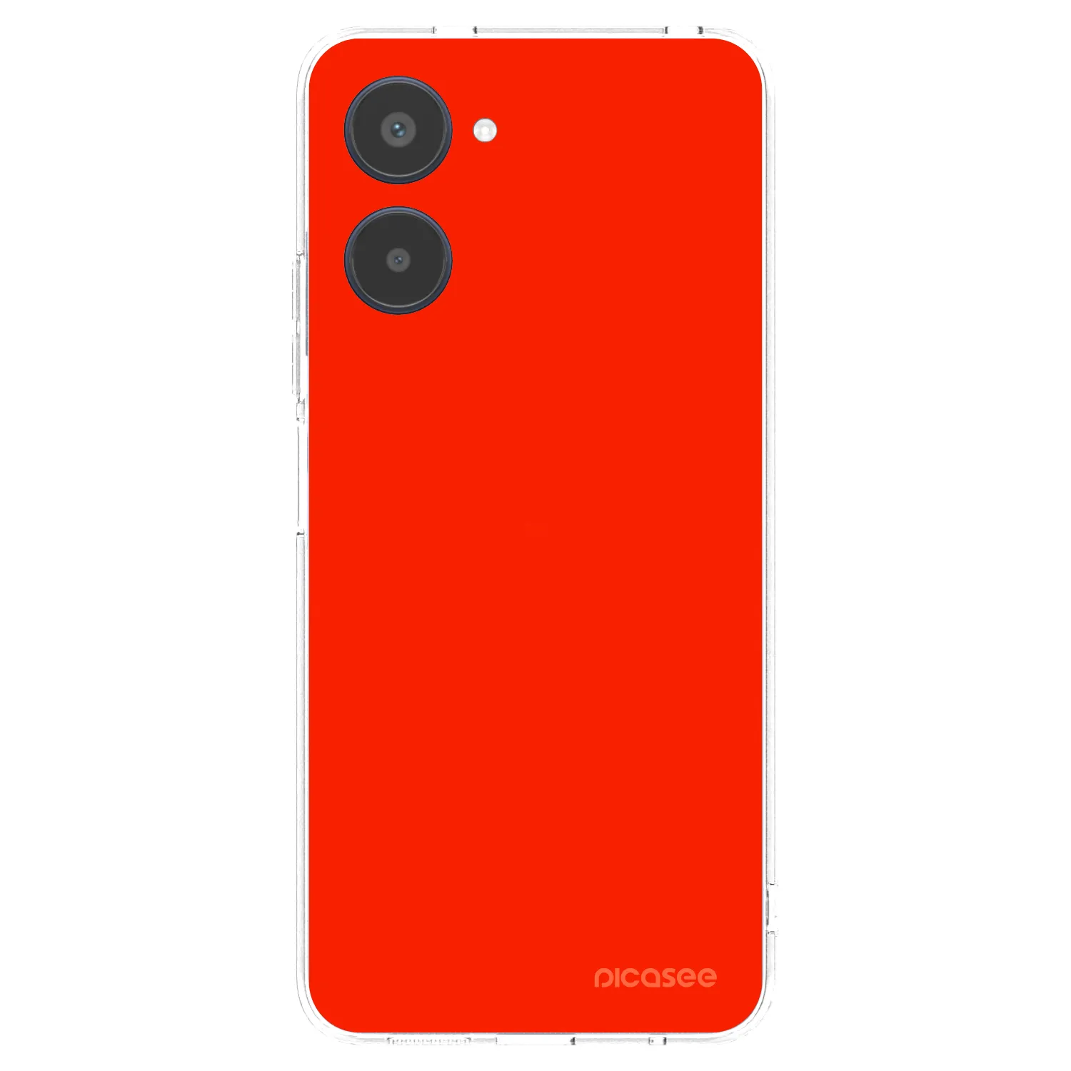 Picasee silikonski prozorni ovitek za Realme 10 4G - Maranello Red