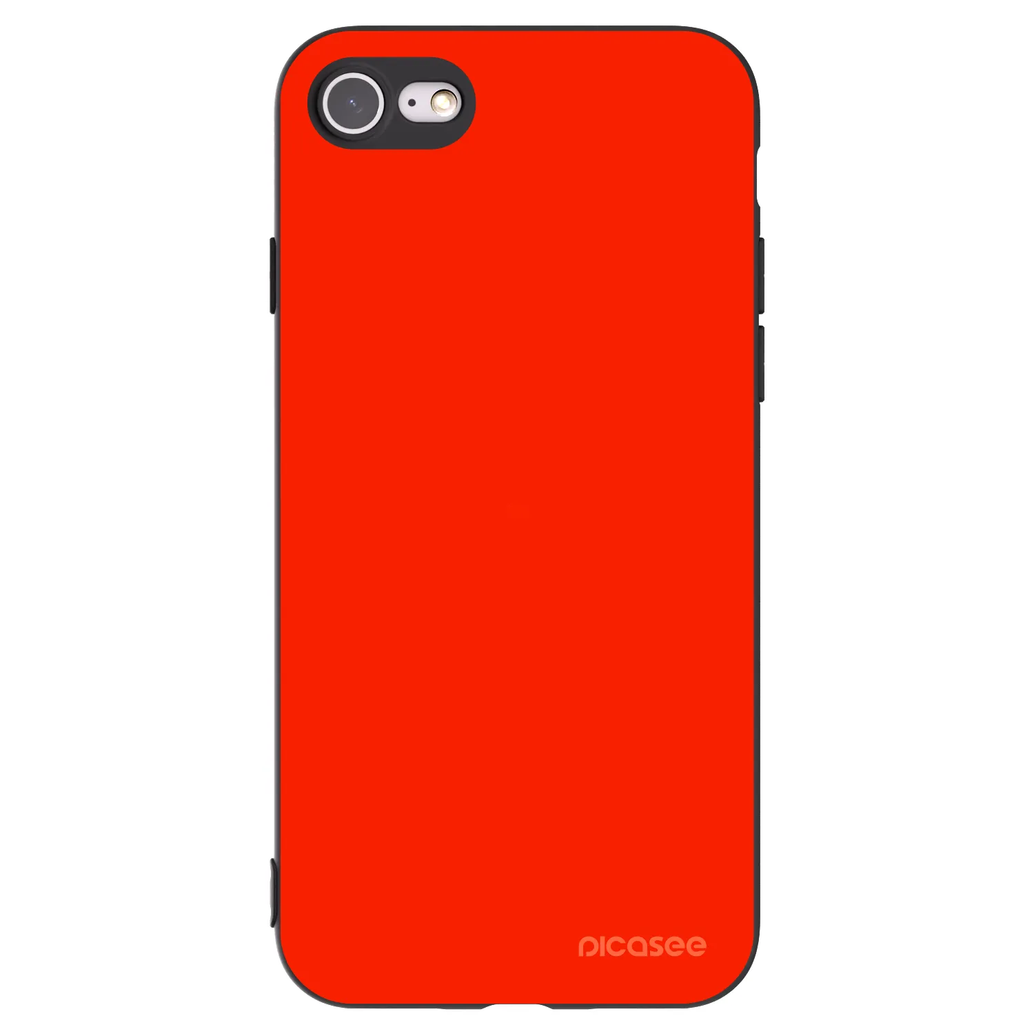 Picasee silikonski črni ovitek za Apple iPhone 7 - Maranello Red