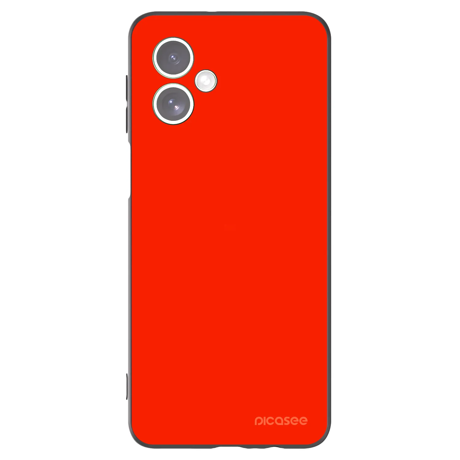 Picasee silikonski črni ovitek za Motorola Moto G54 5G - Maranello Red