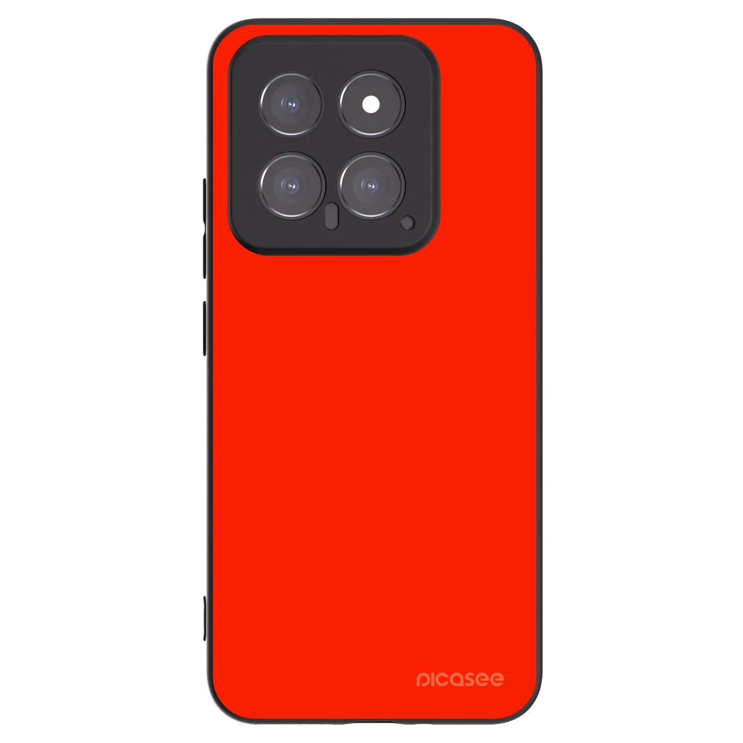 Picasee silikonski črni ovitek za Xiaomi 14 - Maranello Red