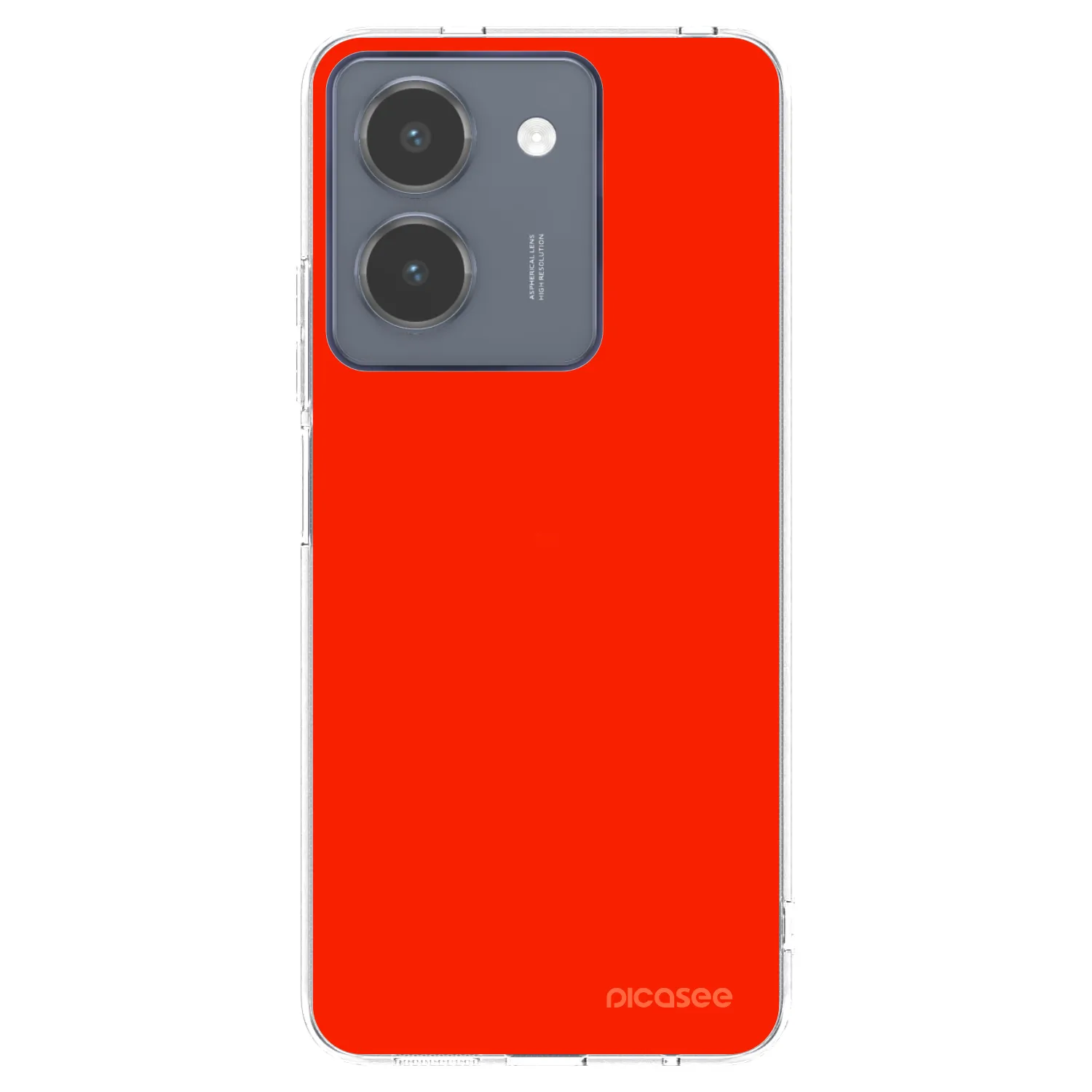 Picasee silikonski prozorni ovitek za Vivo Y36 4G - Maranello Red