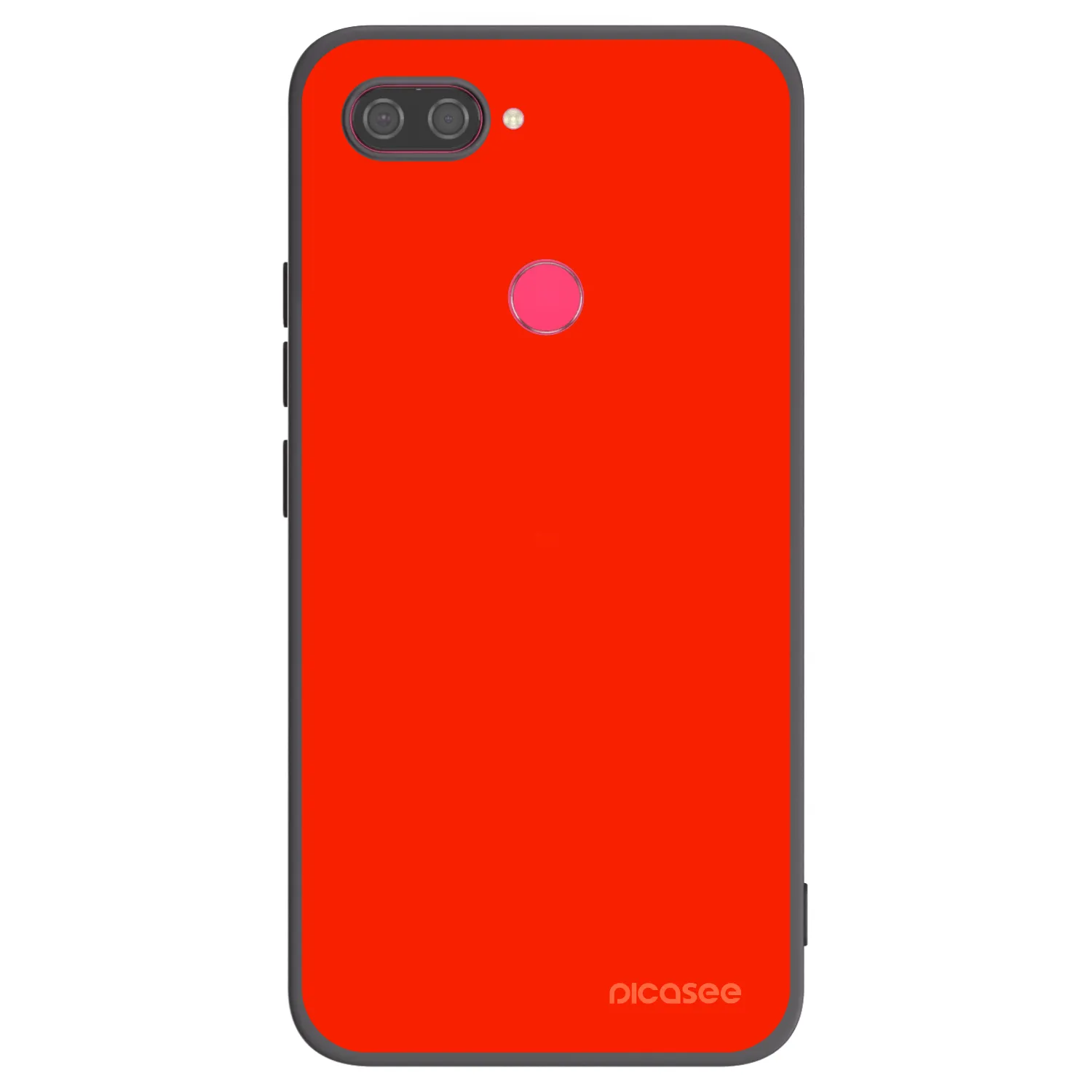 Picasee silikonski črni ovitek za Xiaomi Mi 8 Lite - Maranello Red