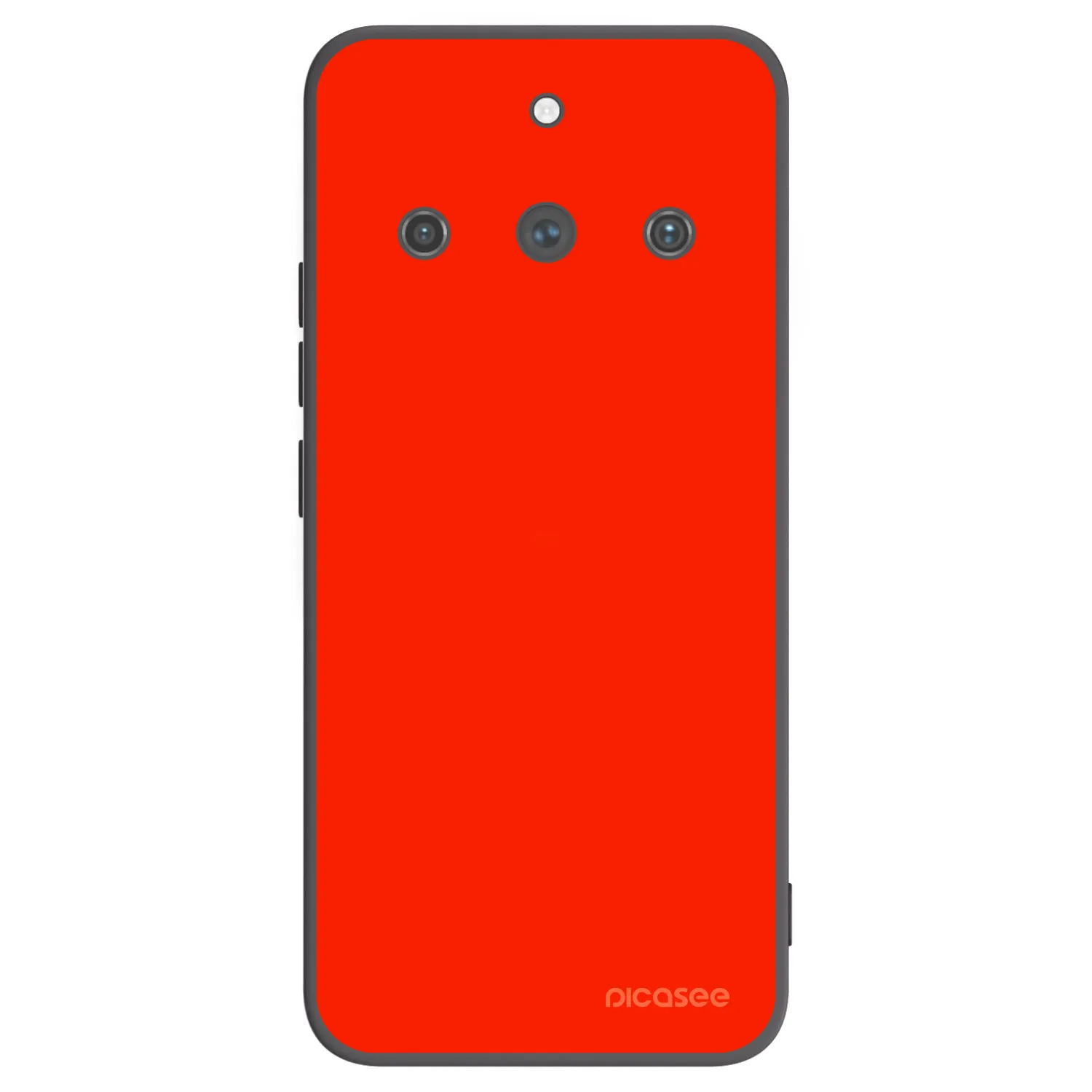 Picasee silikonski črni ovitek za Realme 11 Pro+ - Maranello Red