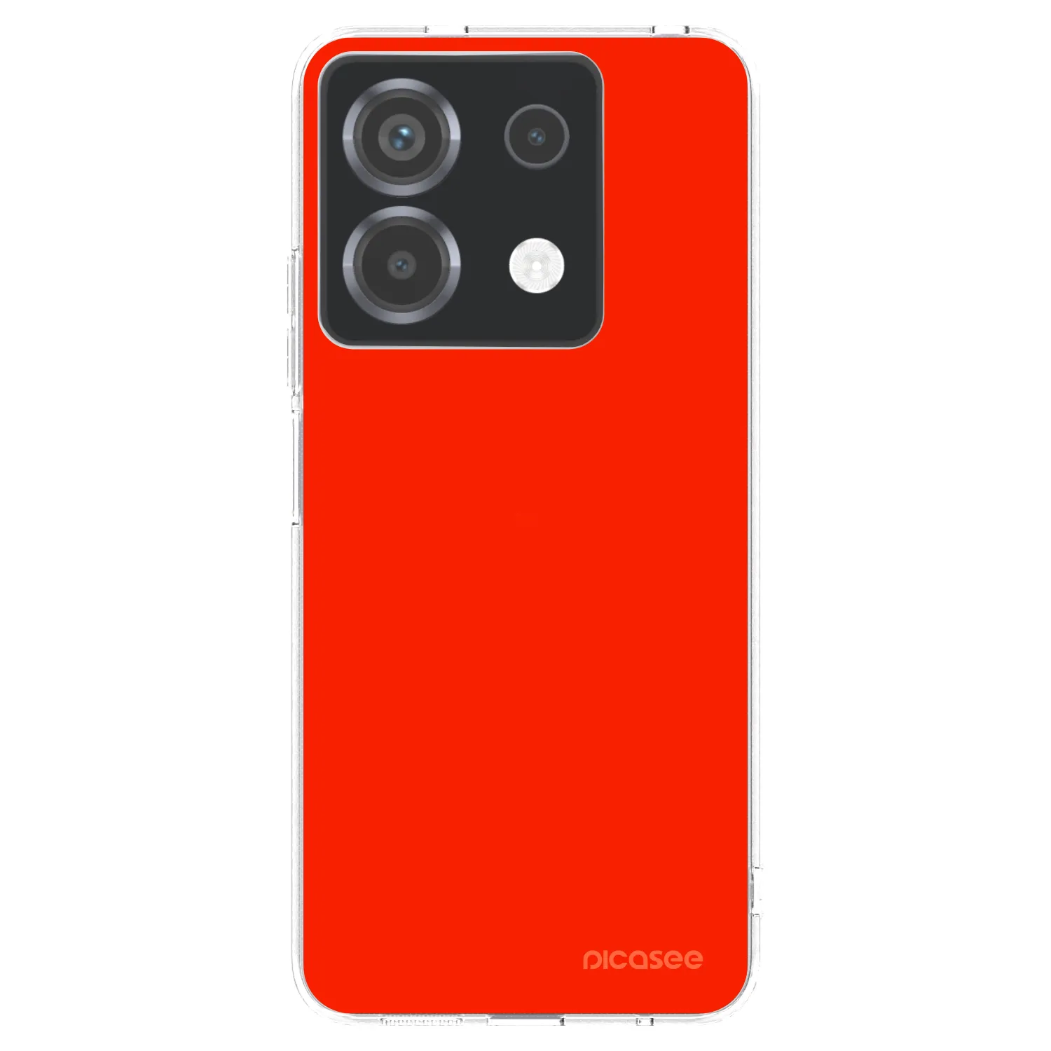 Picasee silikonski prozorni ovitek za Xiaomi Poco X6 - Maranello Red