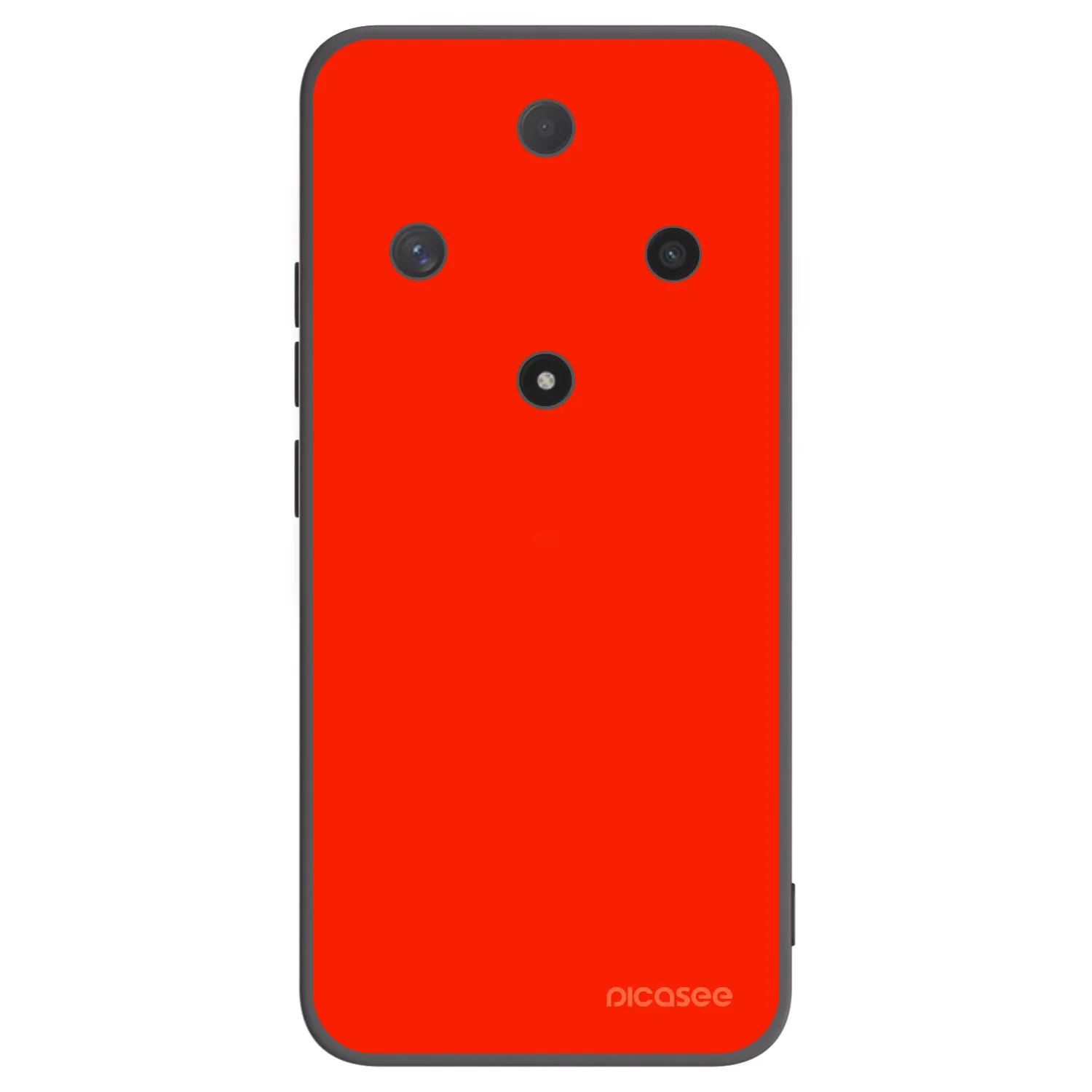 Picasee silikonski črni ovitek za Honor Magic6 Lite 5G - Maranello Red