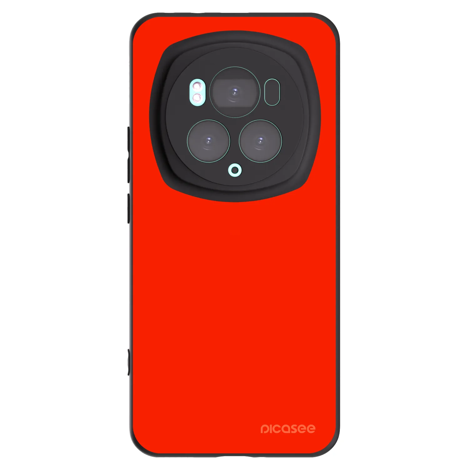 Picasee silikonski črni ovitek za Honor Magic6 Pro - Maranello Red