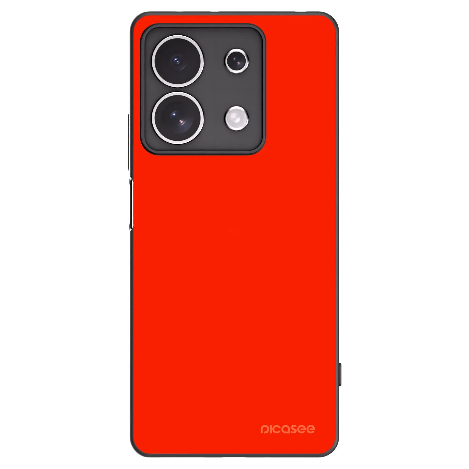 Picasee silikonski črni ovitek za Xiaomi Redmi Note 13 4G - Maranello Red