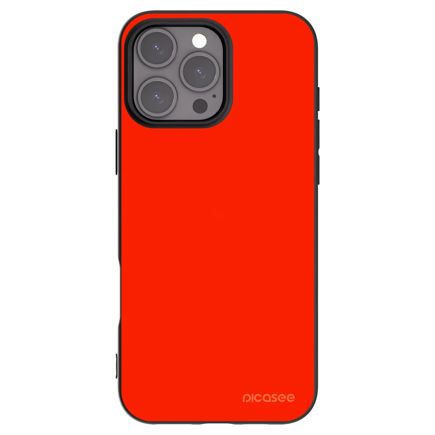 Picasee silikonski črni ovitek za Apple iPhone 16 Pro Max - Maranello Red