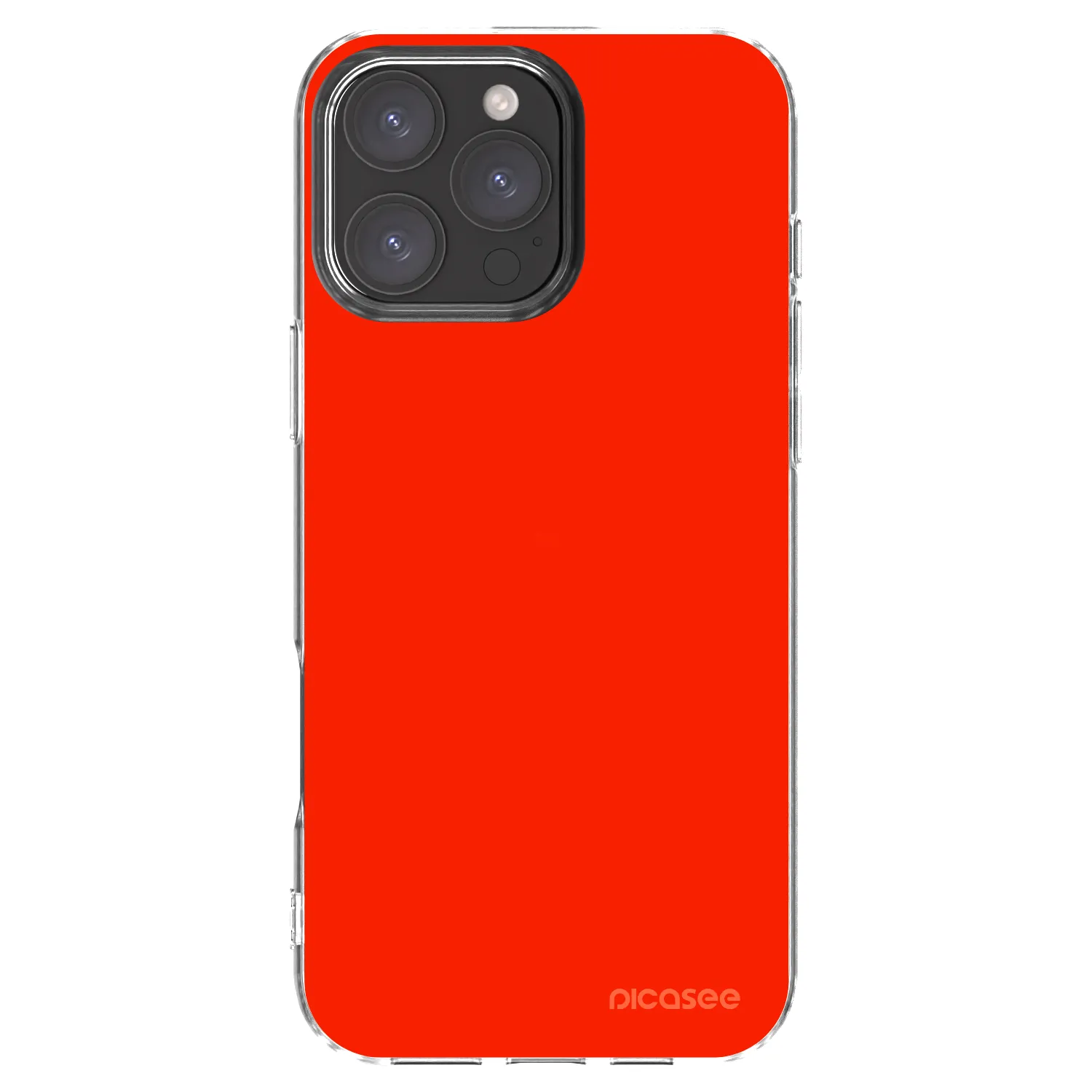 Picasee silikonski prozorni ovitek za Apple iPhone 16 Pro Max - Maranello Red