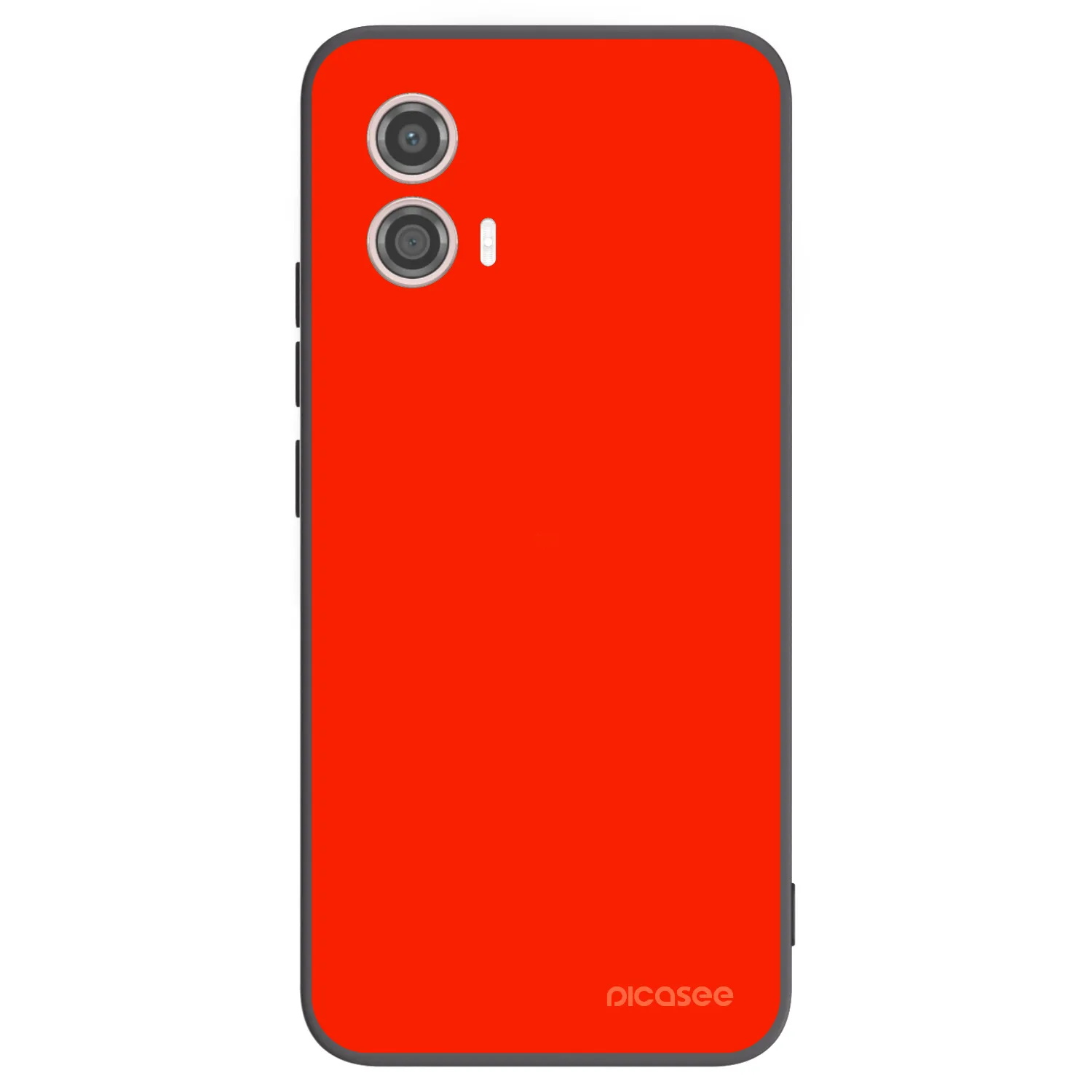 Picasee silikonski črni ovitek za Motorola Moto G53 5G - Maranello Red