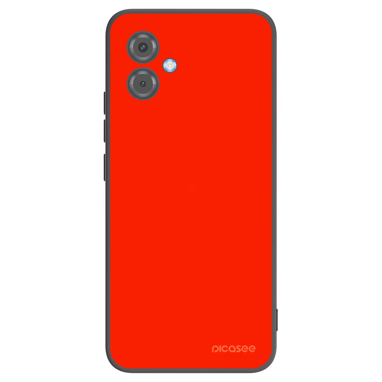 Picasee silikonski črni ovitek za Motorola Moto G14 - Maranello Red