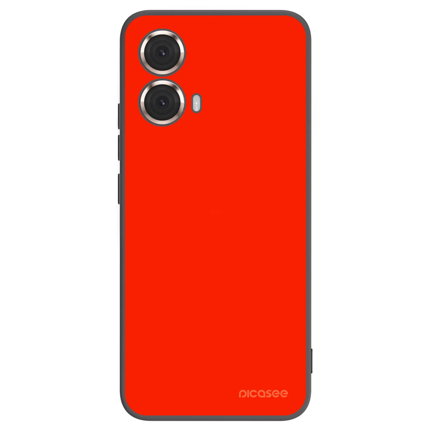 Picasee silikonski črni ovitek za Motorola Moto G85 - Maranello Red