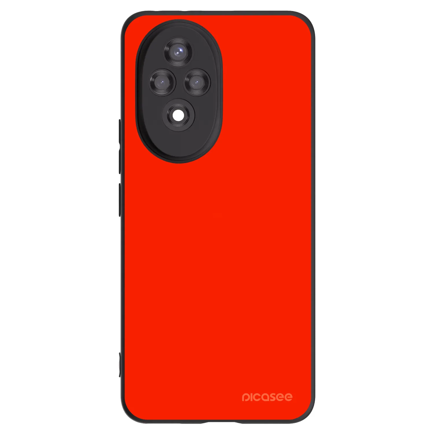 Picasee silikonski črni ovitek za Honor 200 Pro 5G - Maranello Red