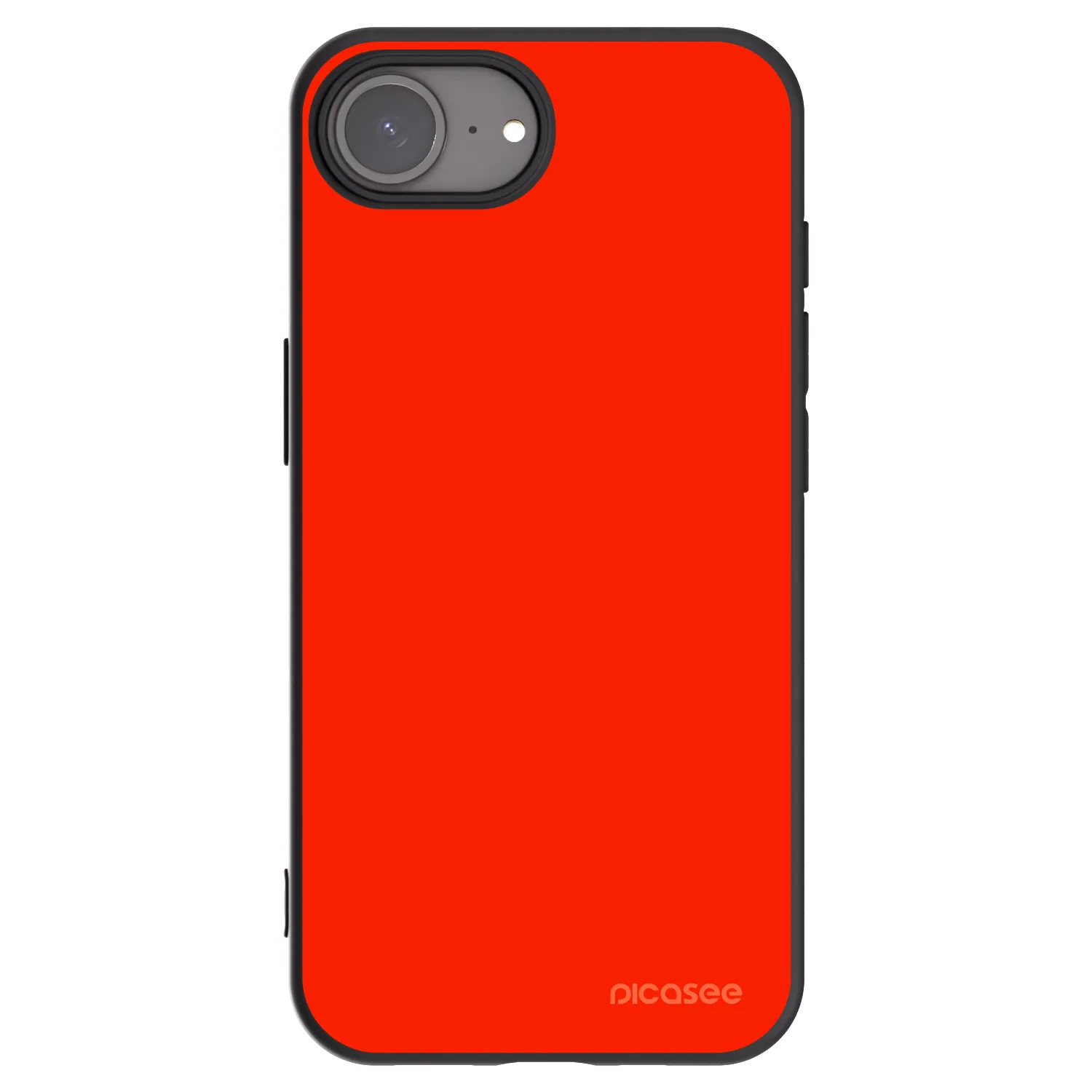 Picasee silikonski črni ovitek za Apple iPhone 16e - Maranello Red