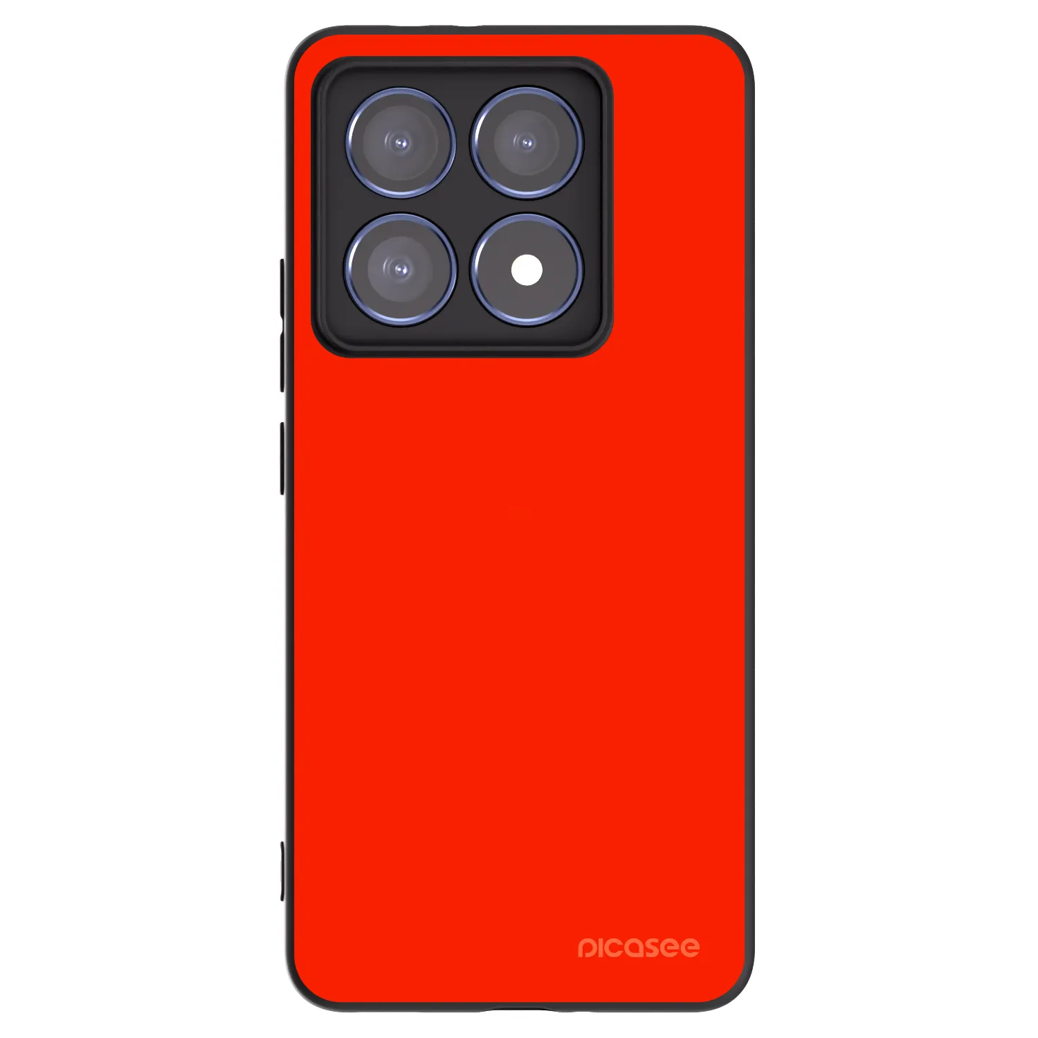 Picasee silikonski črni ovitek za Xiaomi 14T Pro - Maranello Red