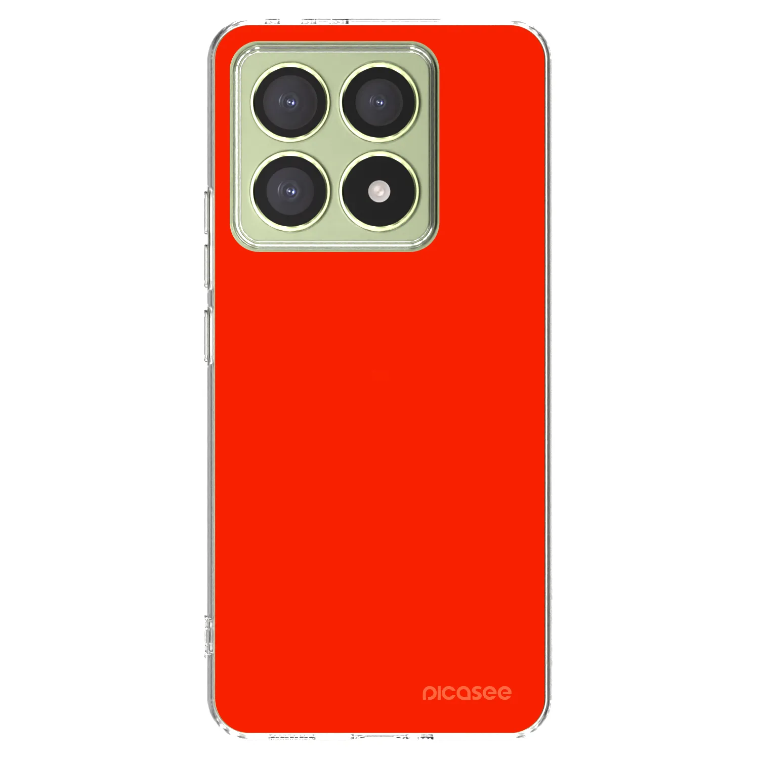 Picasee silikonski prozorni ovitek za Xiaomi 14T - Maranello Red