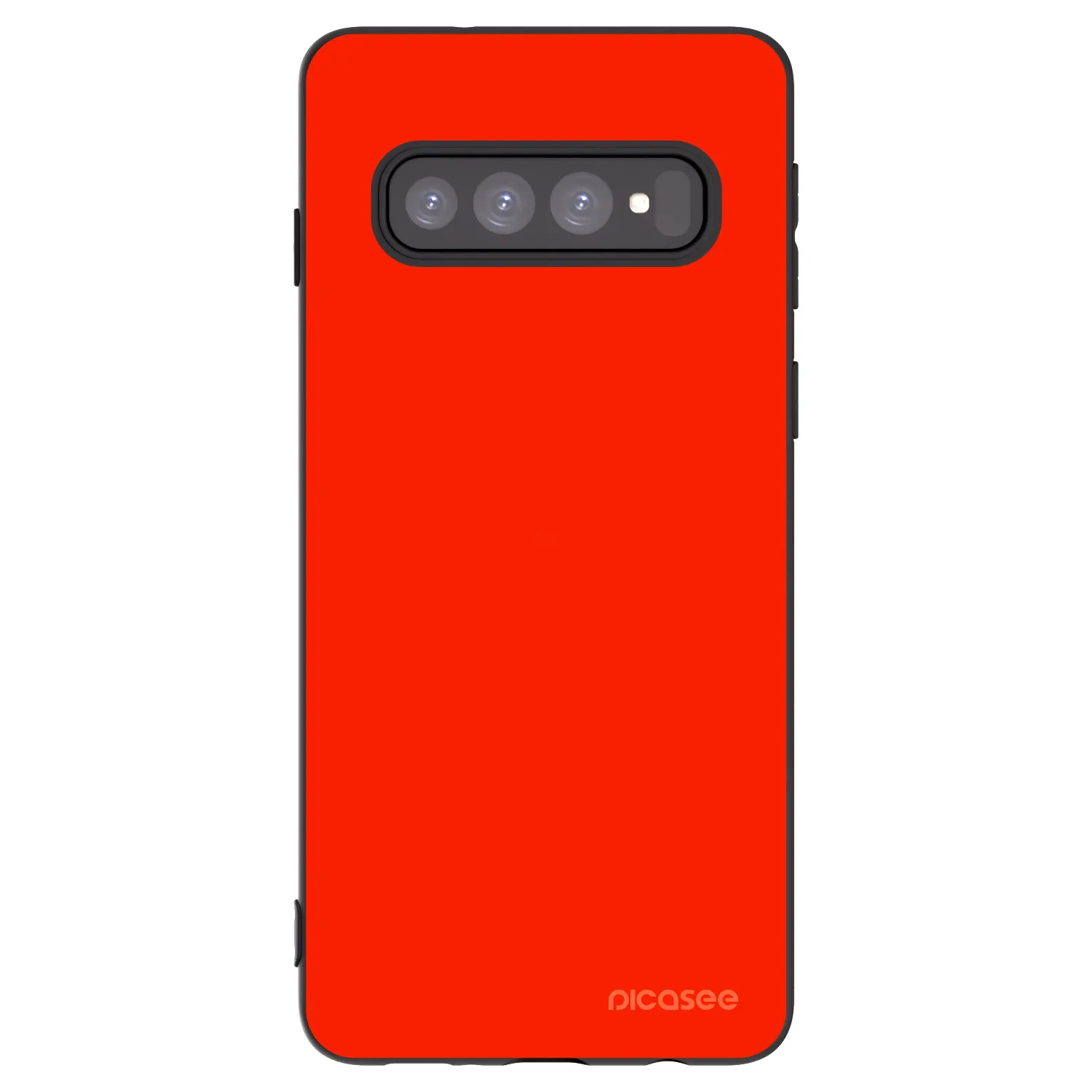 Picasee silikonski črni ovitek za Samsung Galaxy S10 G973 - Maranello Red