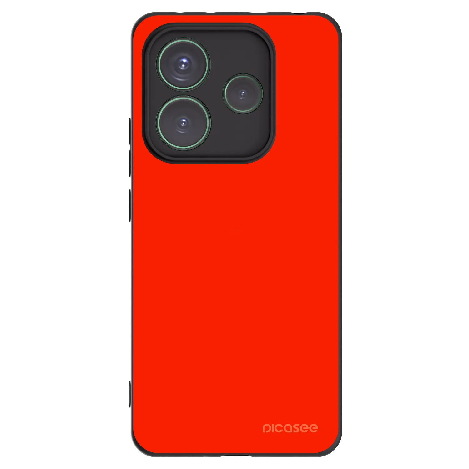 Picasee silikonski črni ovitek za Xiaomi Redmi Note 14 5G - Maranello Red