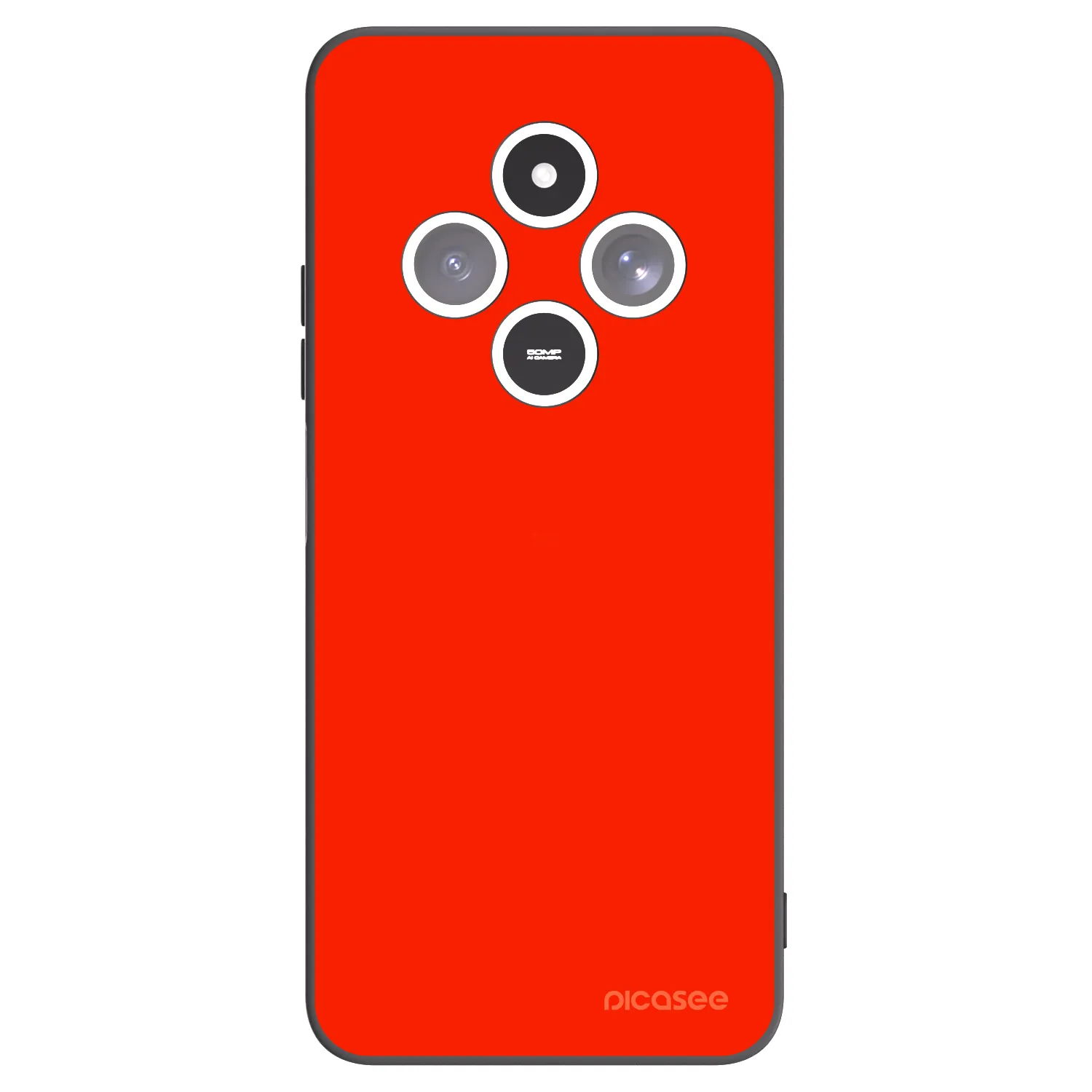 Picasee silikonski črni ovitek za Xiaomi Redmi 14C - Maranello Red