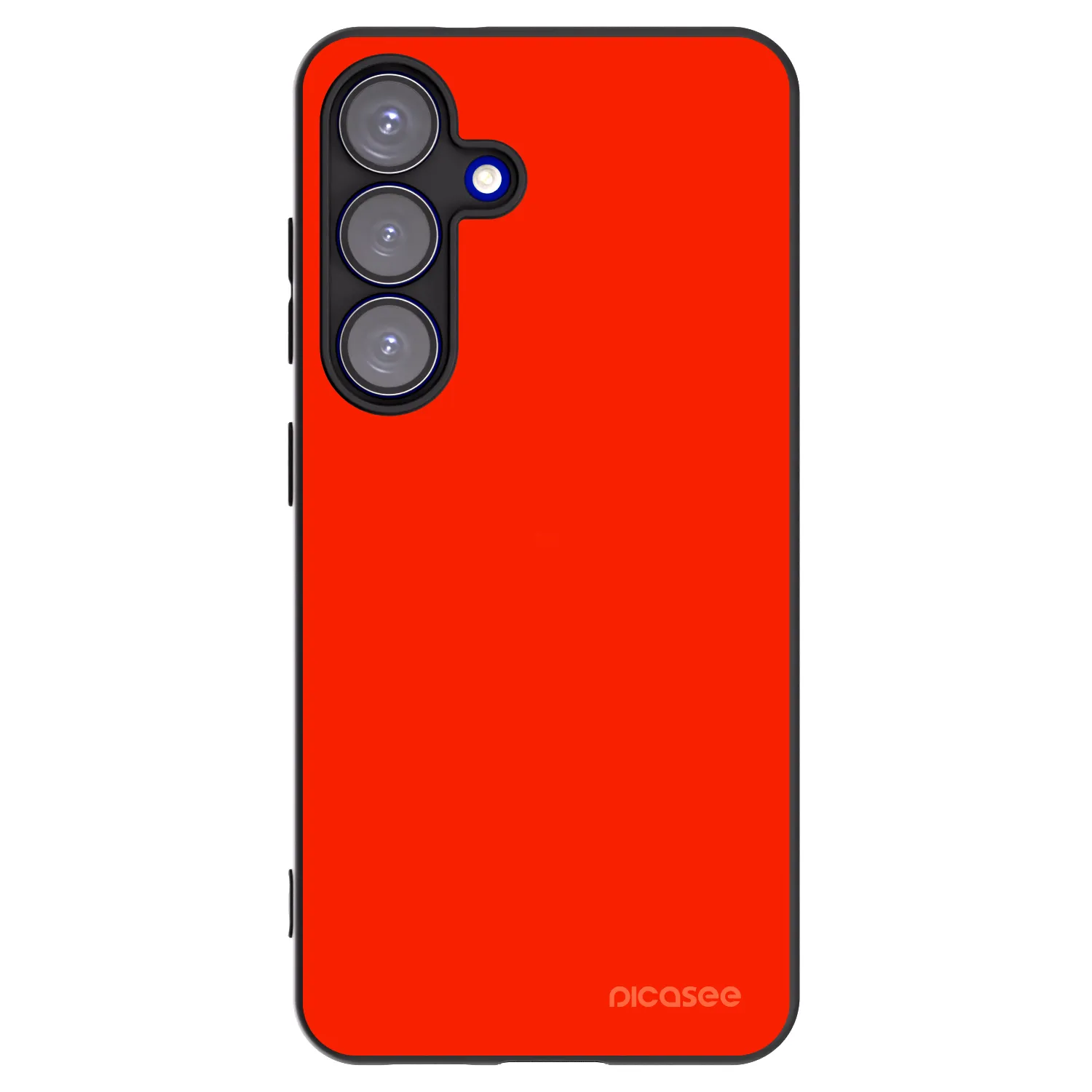 Picasee silikonski črni ovitek za Samsung Galaxy S25 5G - Maranello Red