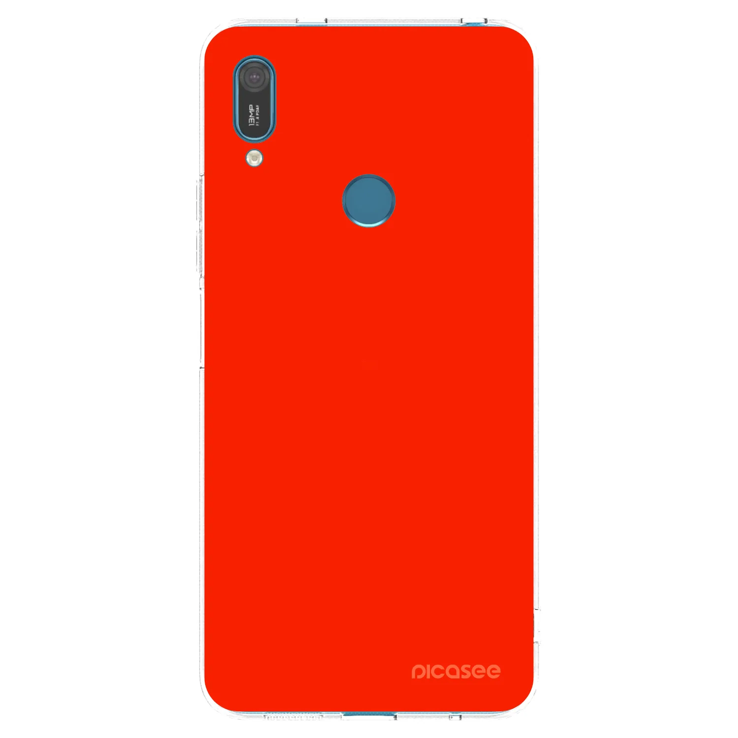 Picasee silikonski prozorni ovitek za Huawei Y7 2019 - Maranello Red