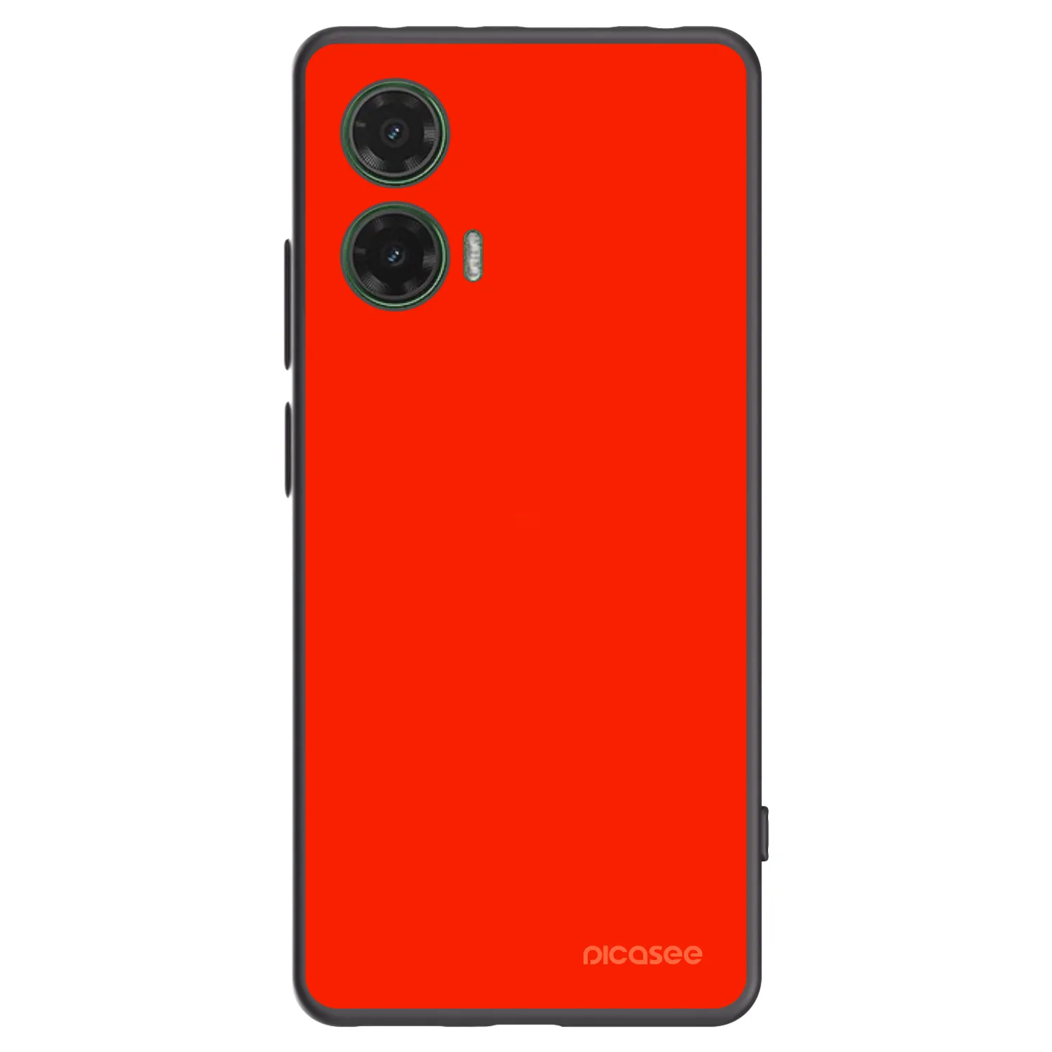Picasee silikonski črni ovitek za Motorola Moto G35 5G - Maranello Red