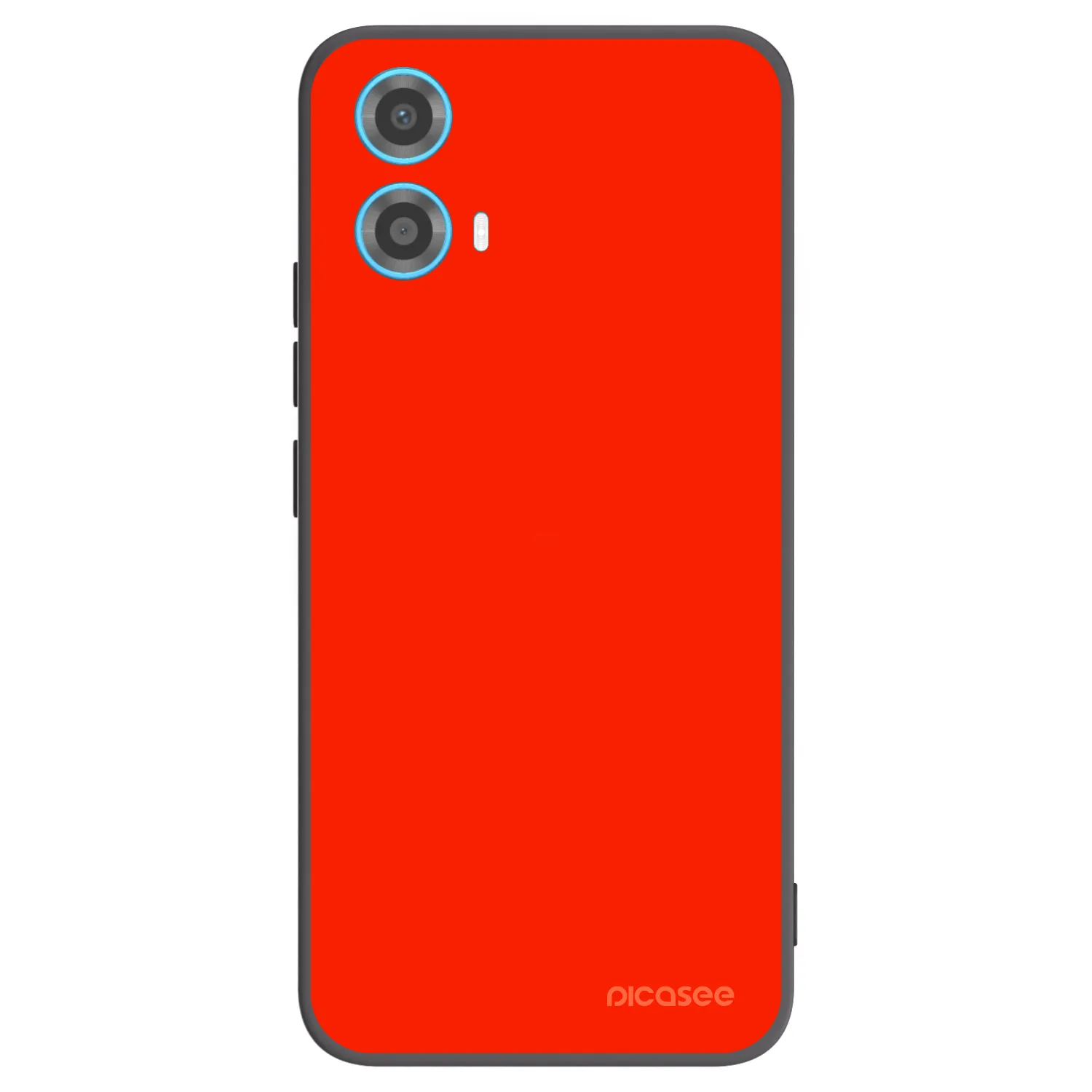 Picasee silikonski črni ovitek za Motorola Moto G34 5G - Maranello Red