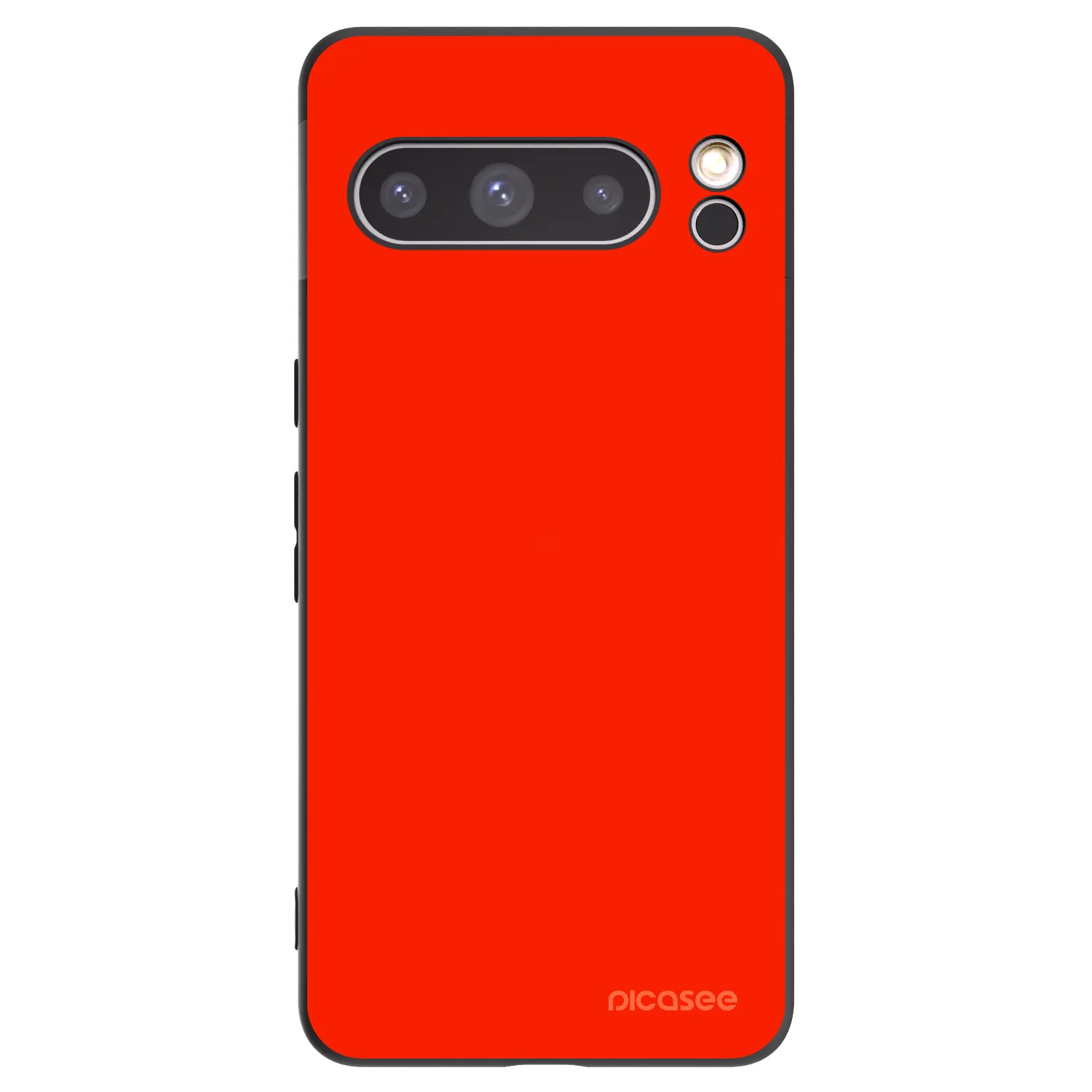 Picasee silikonski črni ovitek za Google Pixel 8 Pro - Maranello Red