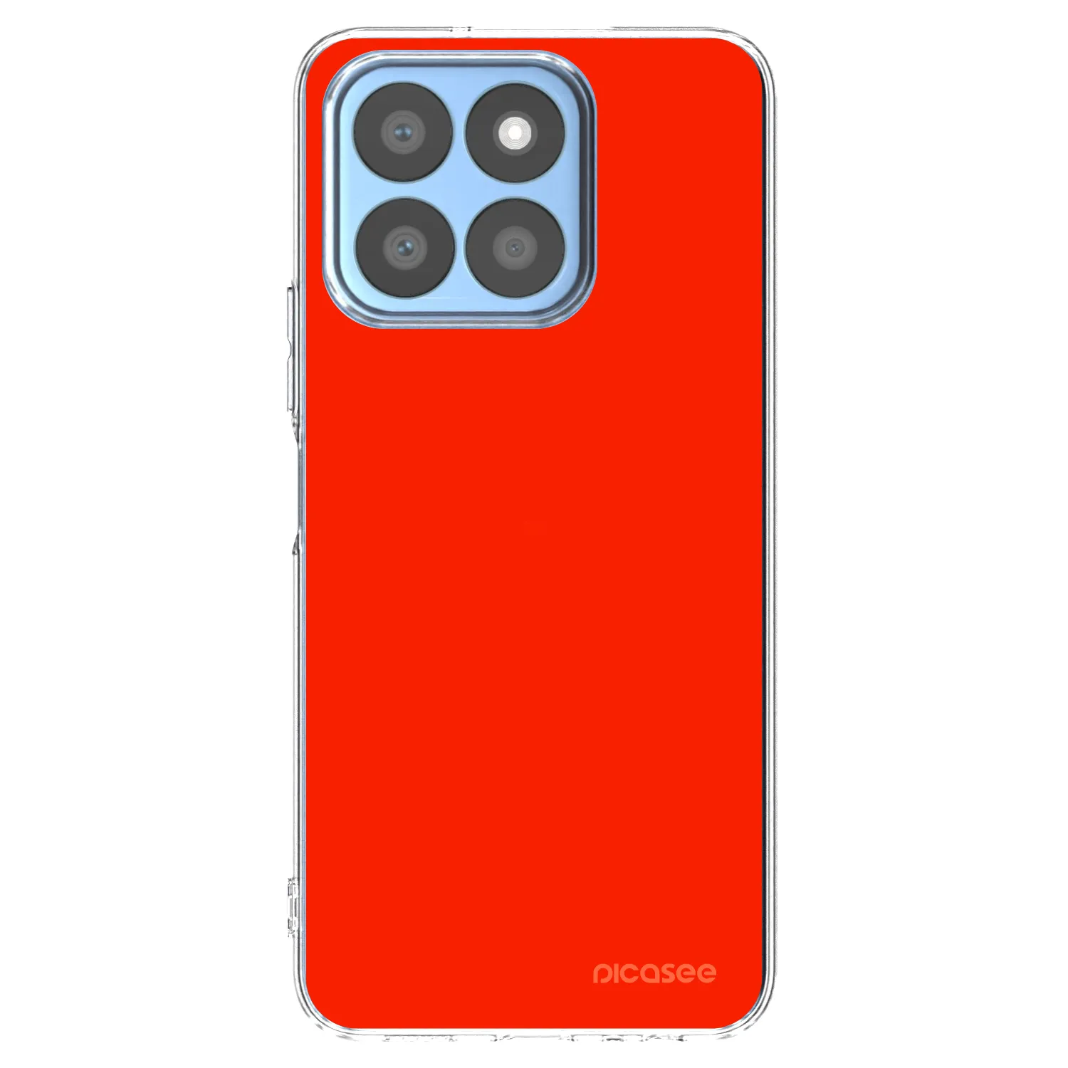 Picasee silikonski prozorni ovitek za Honor X8c - Maranello Red