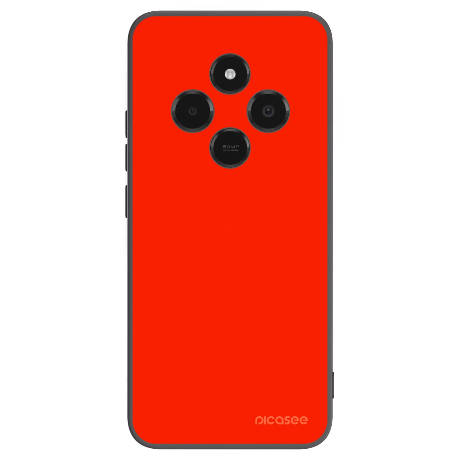 Picasee silikonski črni ovitek za Xiaomi Poco C75 - Maranello Red