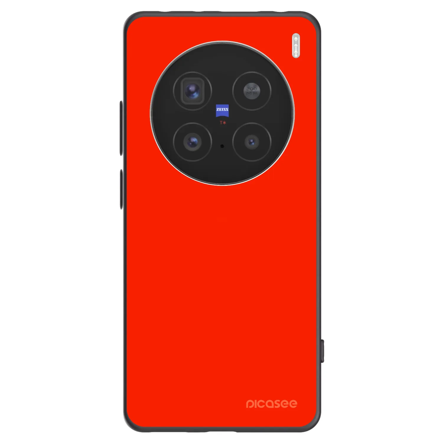 Picasee silikonski črni ovitek za Vivo X200 Pro - Maranello Red