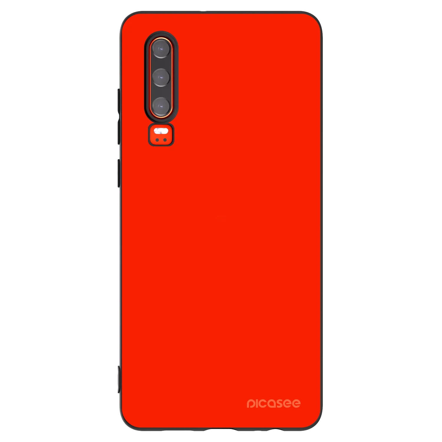 Picasee silikonski črni ovitek za Huawei P30 - Maranello Red