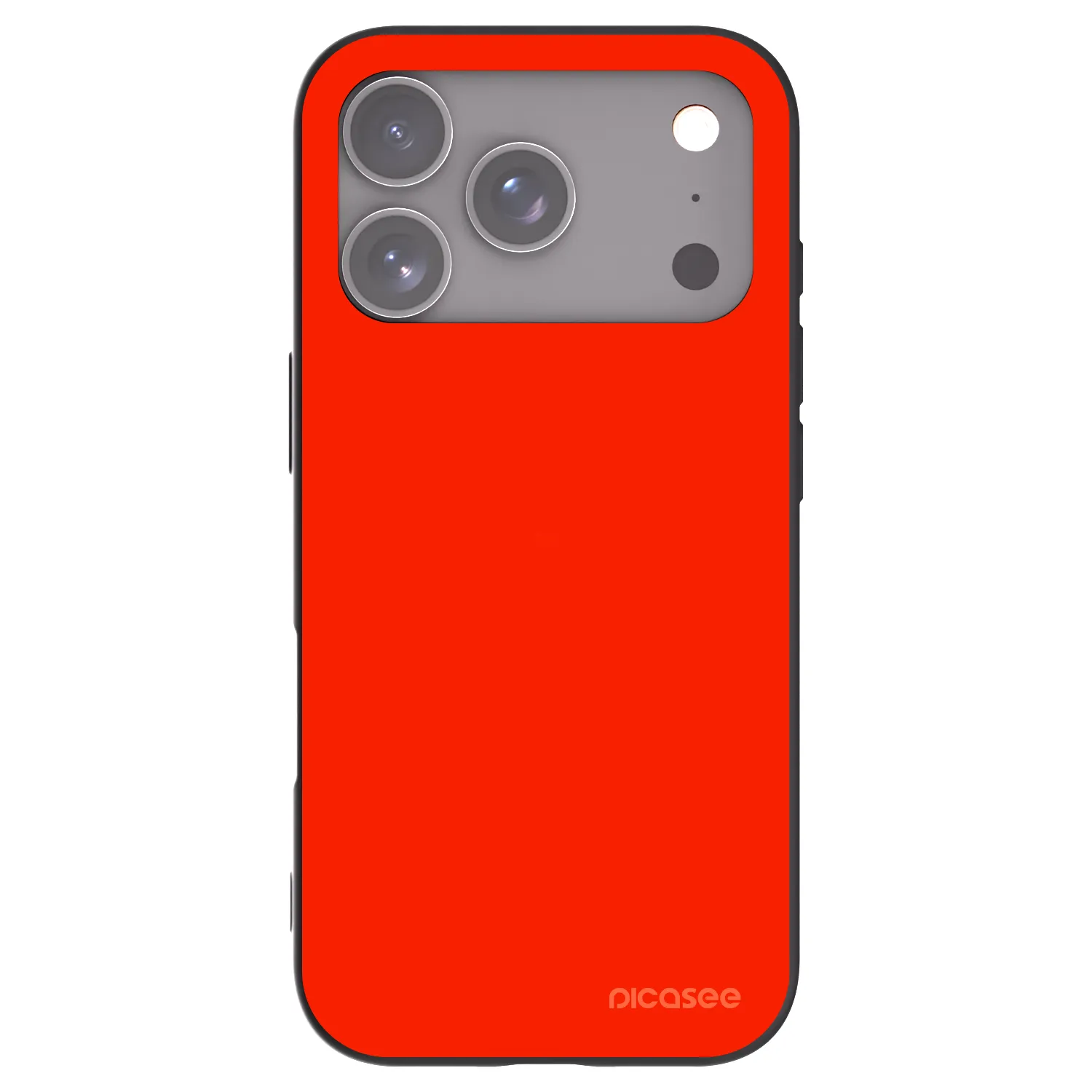 Picasee silikonski črni ovitek za Apple iPhone 17 Pro - Maranello Red