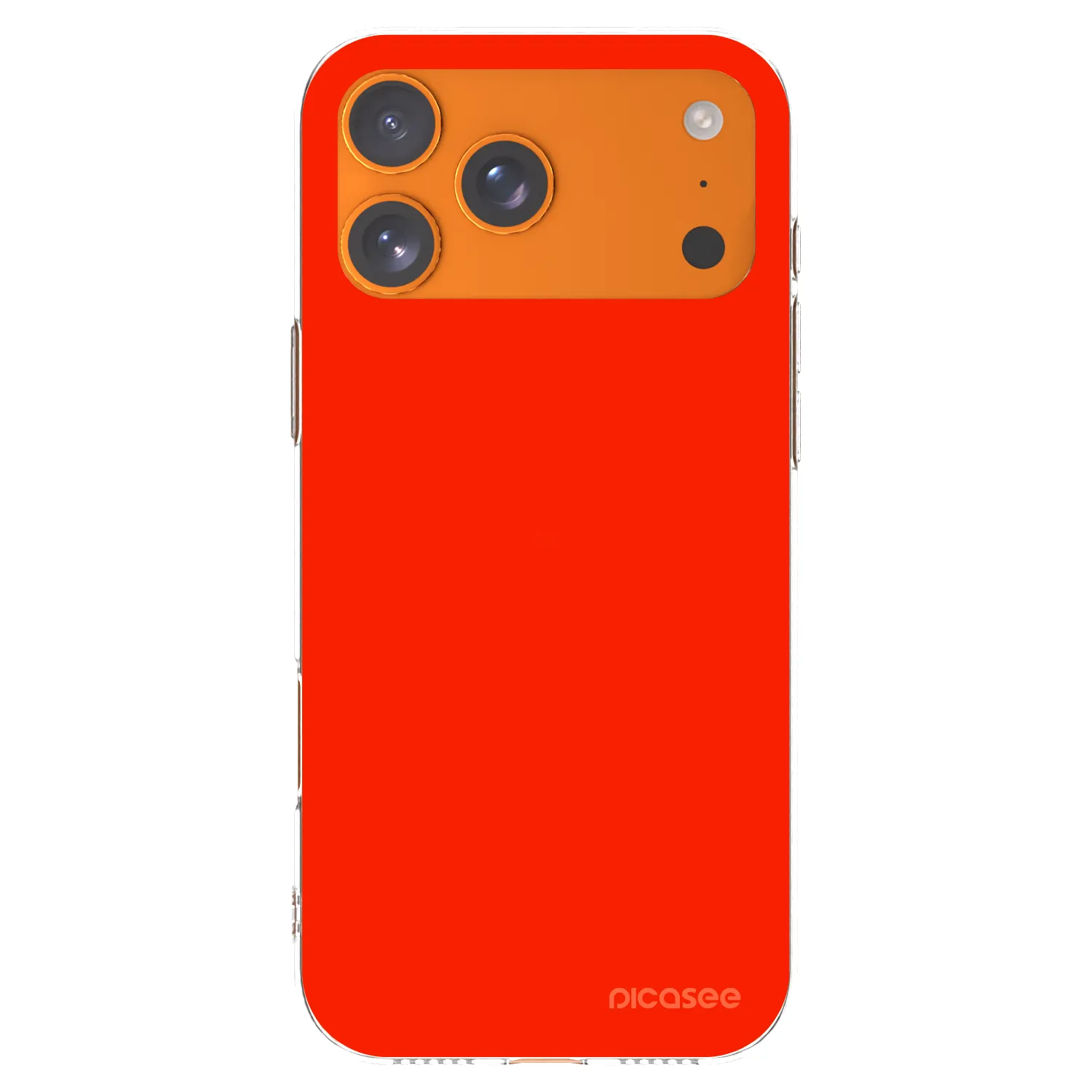 Picasee silikonski prozorni ovitek za Apple iPhone 17 Pro Max - Maranello Red