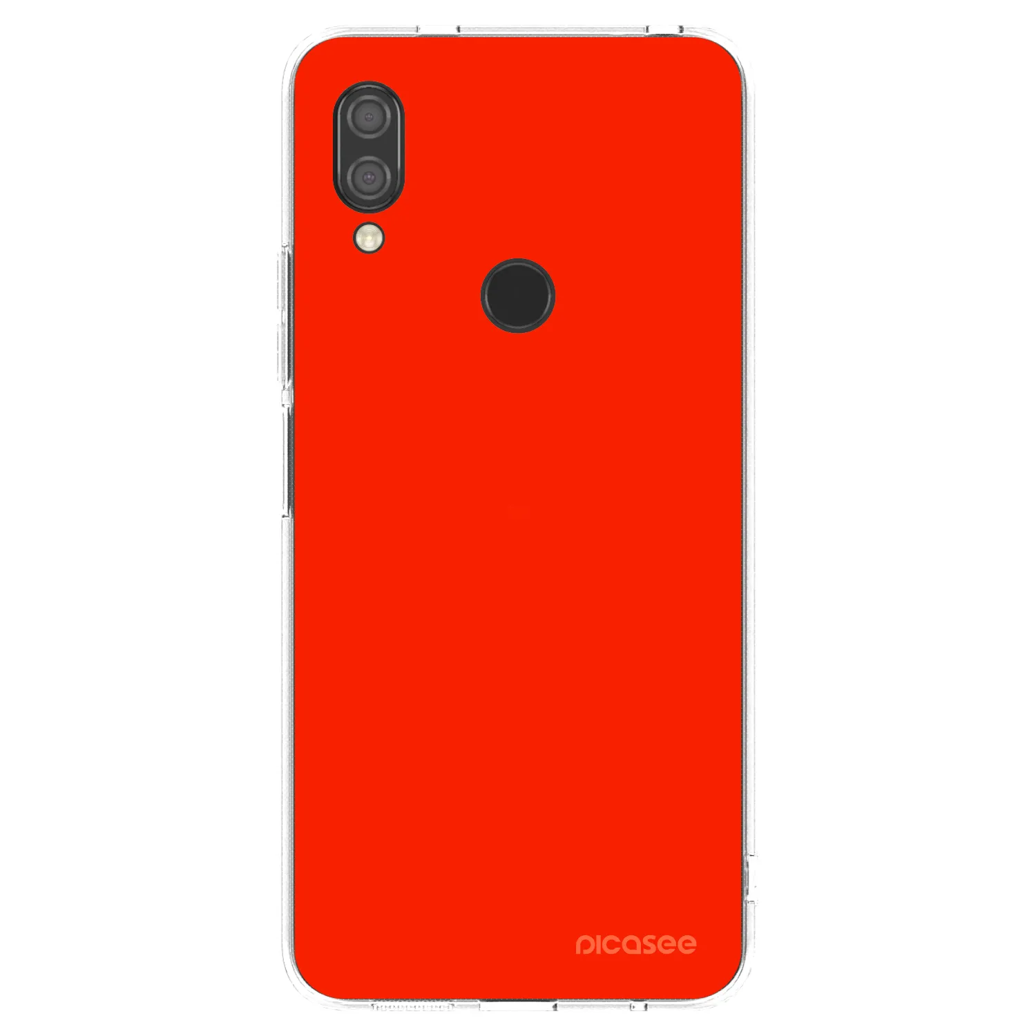 Picasee silikonski prozorni ovitek za Xiaomi Redmi 7 - Maranello Red