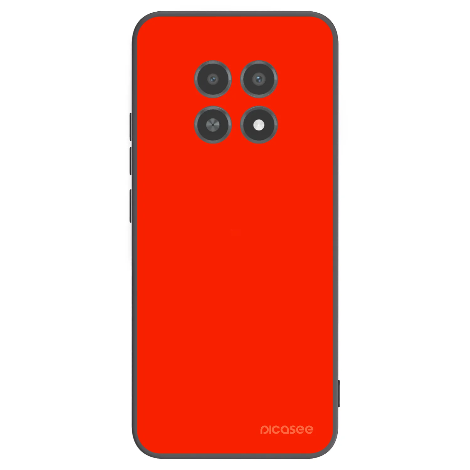 Picasee silikonski črni ovitek za Realme 12X - Maranello Red