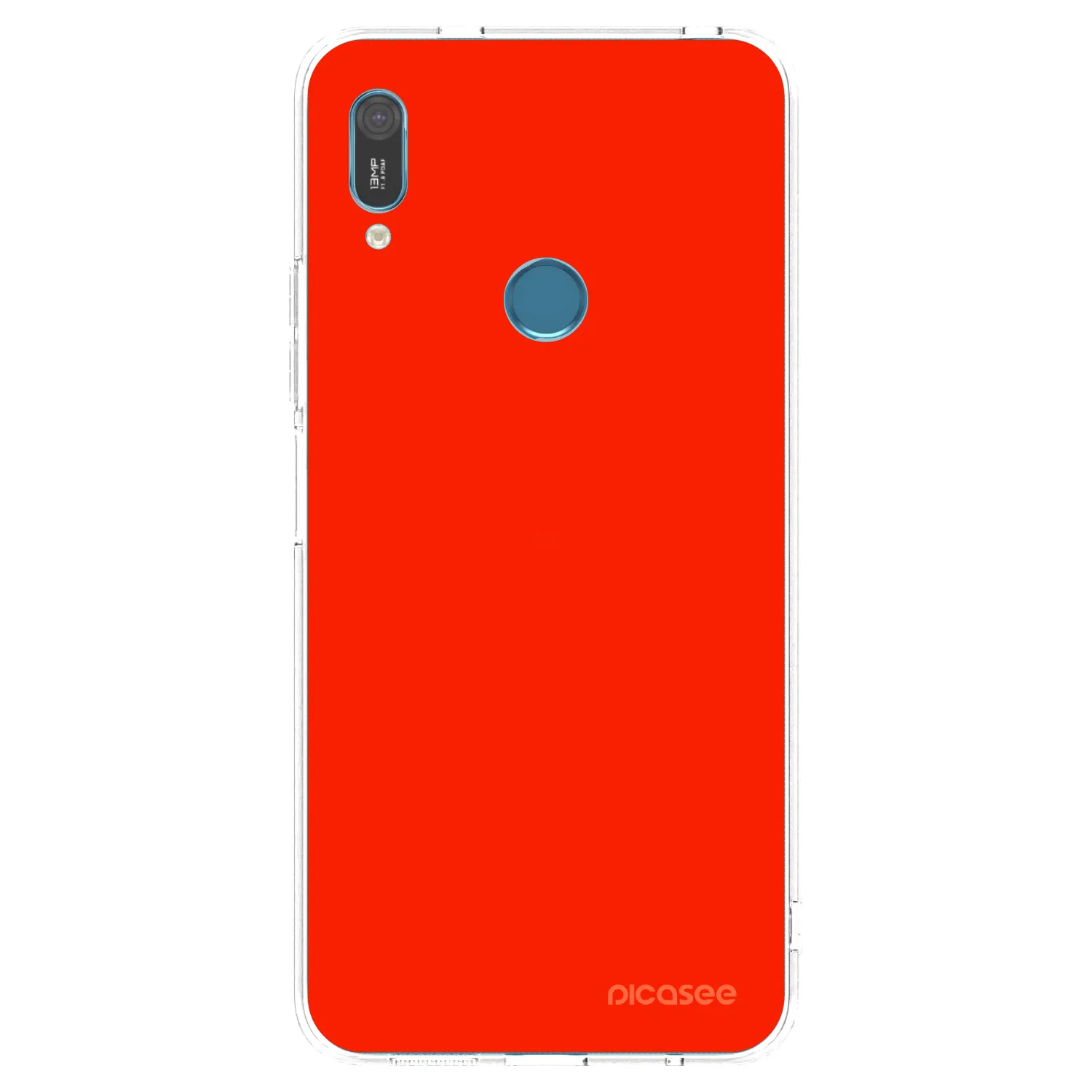 Picasee silikonski prozorni ovitek za Huawei Y6 2019 - Maranello Red