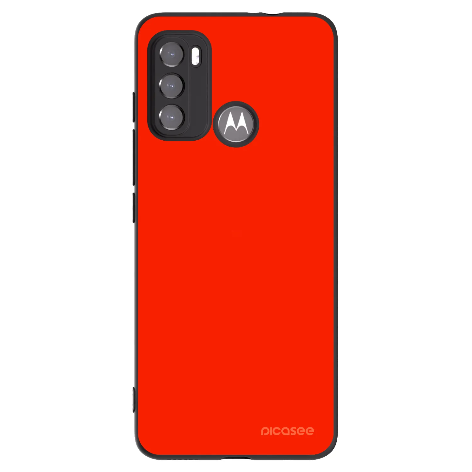 Picasee silikonski črni ovitek za Motorola Edge 60 5G - Maranello Red