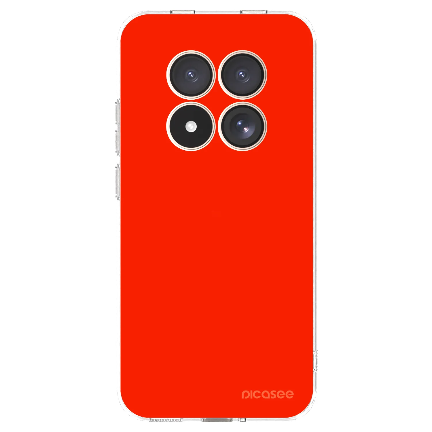 Picasee silikonski prozorni ovitek za Xiaomi Redmi Note 15 Pro 4G - Maranello Red
