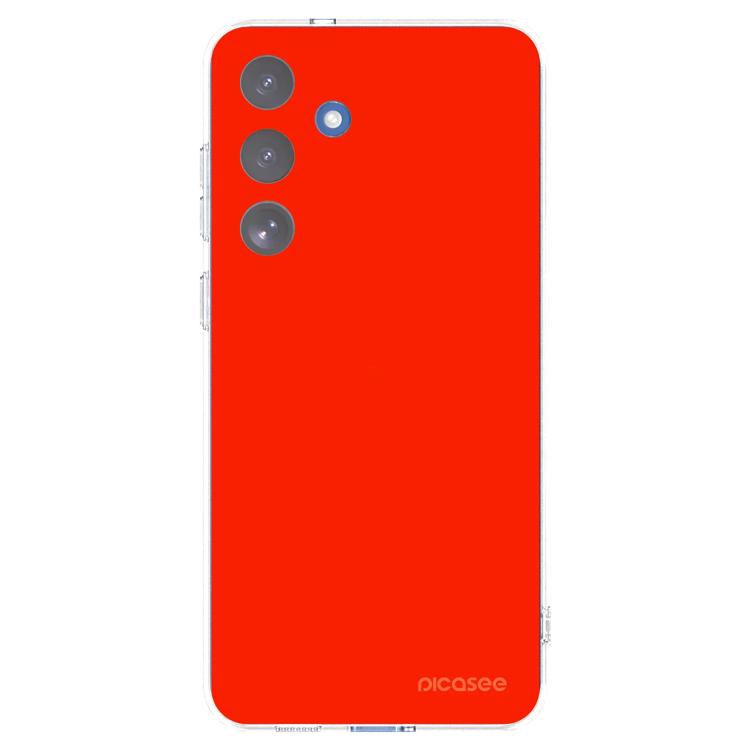 Picasee silikonski prozorni ovitek za Samsung Galaxy S25 FE 5G - Maranello Red