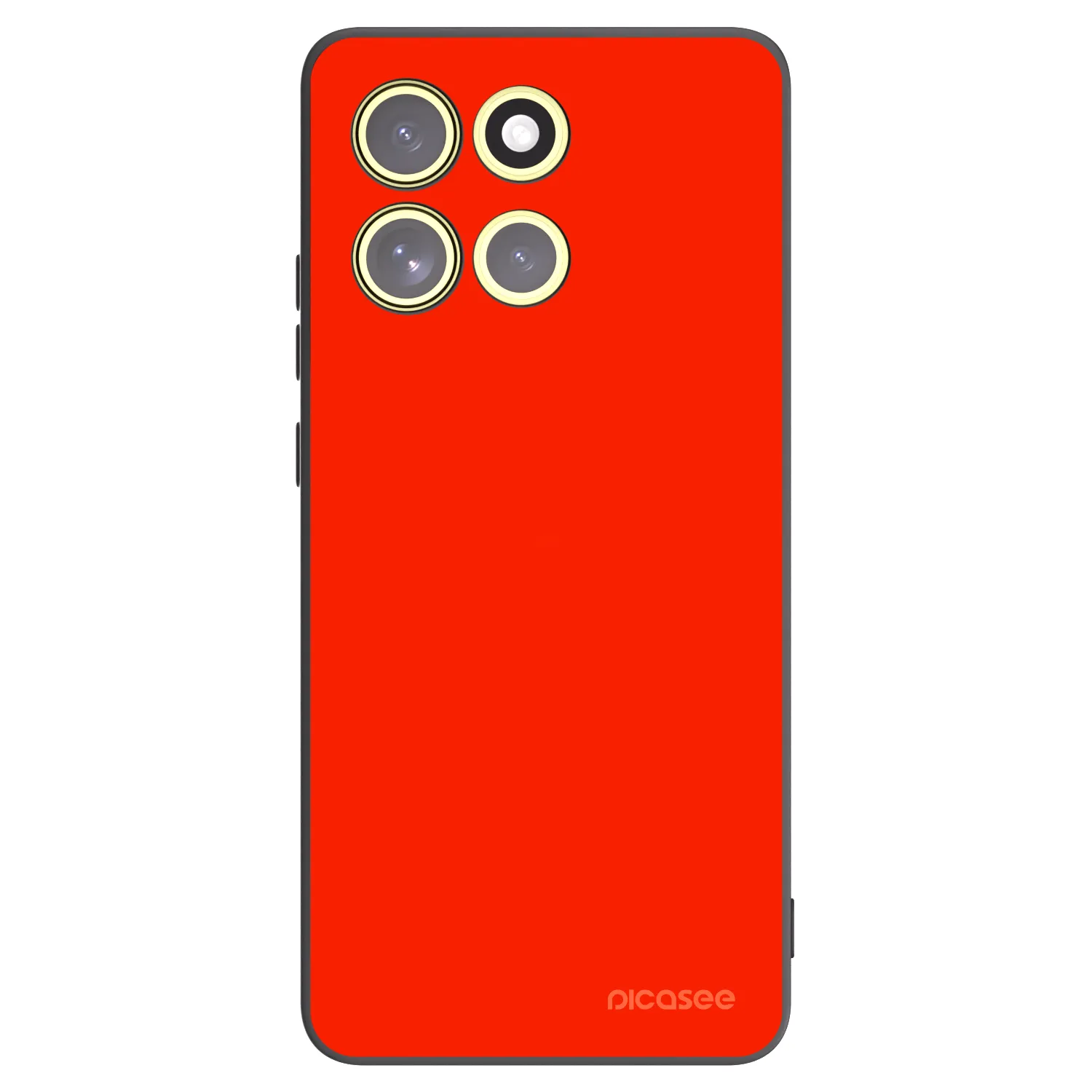 Picasee silikonski črni ovitek za Motorola Moto G86 Power 5G - Maranello Red