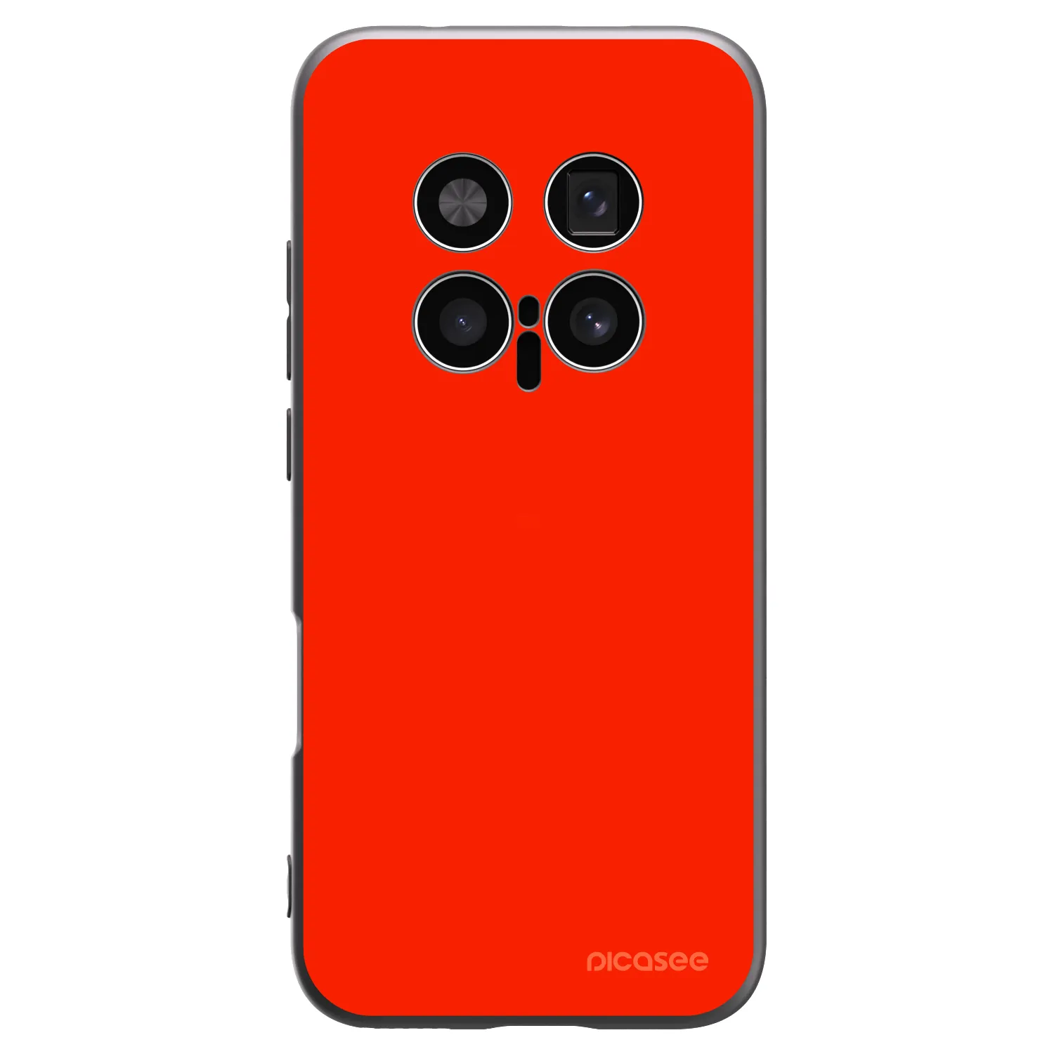 Picasee silikonski črni ovitek za Honor Magic8 Pro 5G - Maranello Red