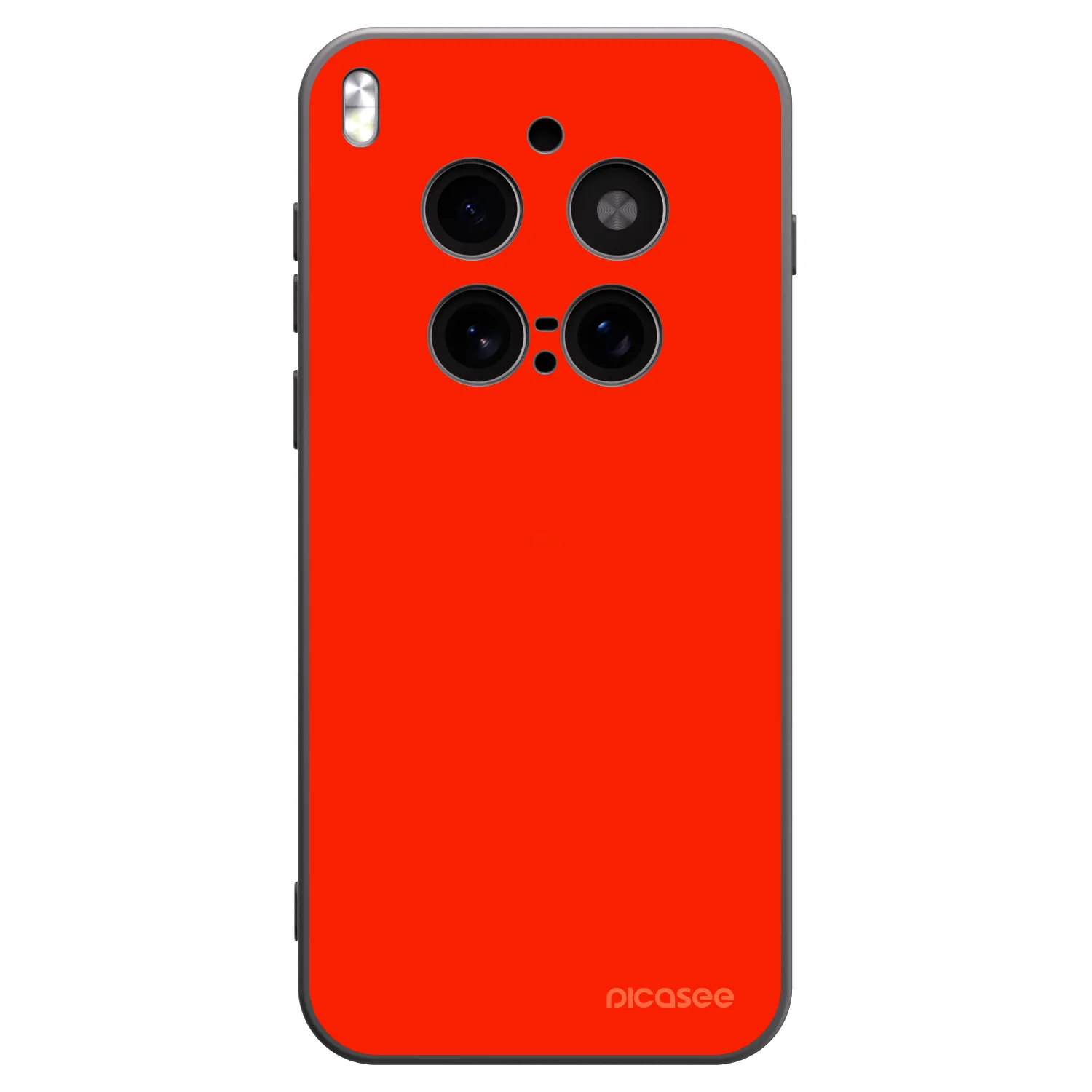 Picasee silikonski črni ovitek za Vivo X300 Pro - Maranello Red