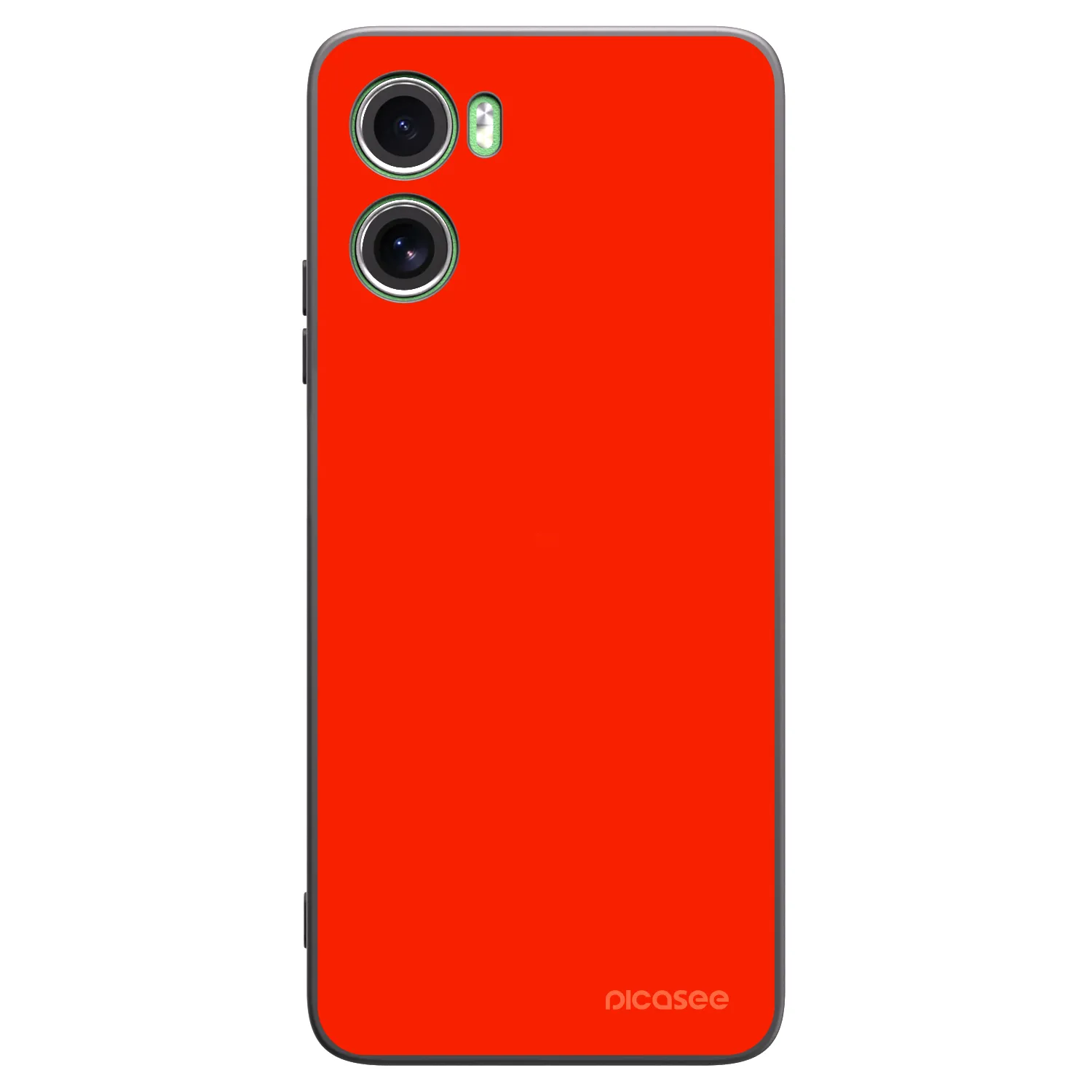 Picasee silikonski črni ovitek za Motorola Moto G06 - Maranello Red