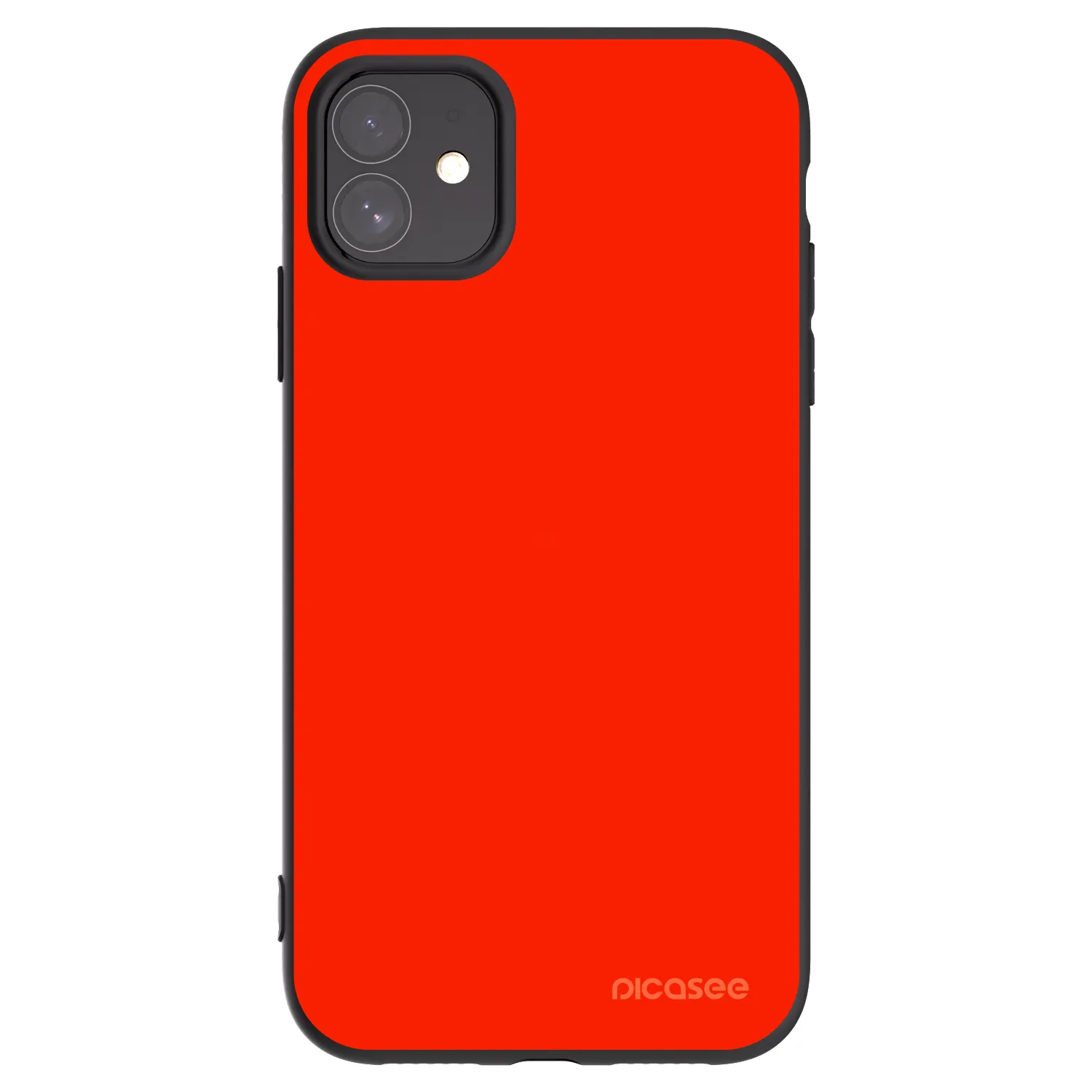 Picasee silikonski črni ovitek za Apple iPhone 11 - Maranello Red