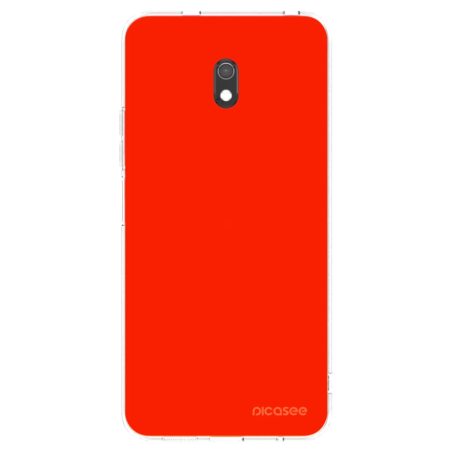 Picasee silikonski prozorni ovitek za Xiaomi Redmi 8A - Maranello Red