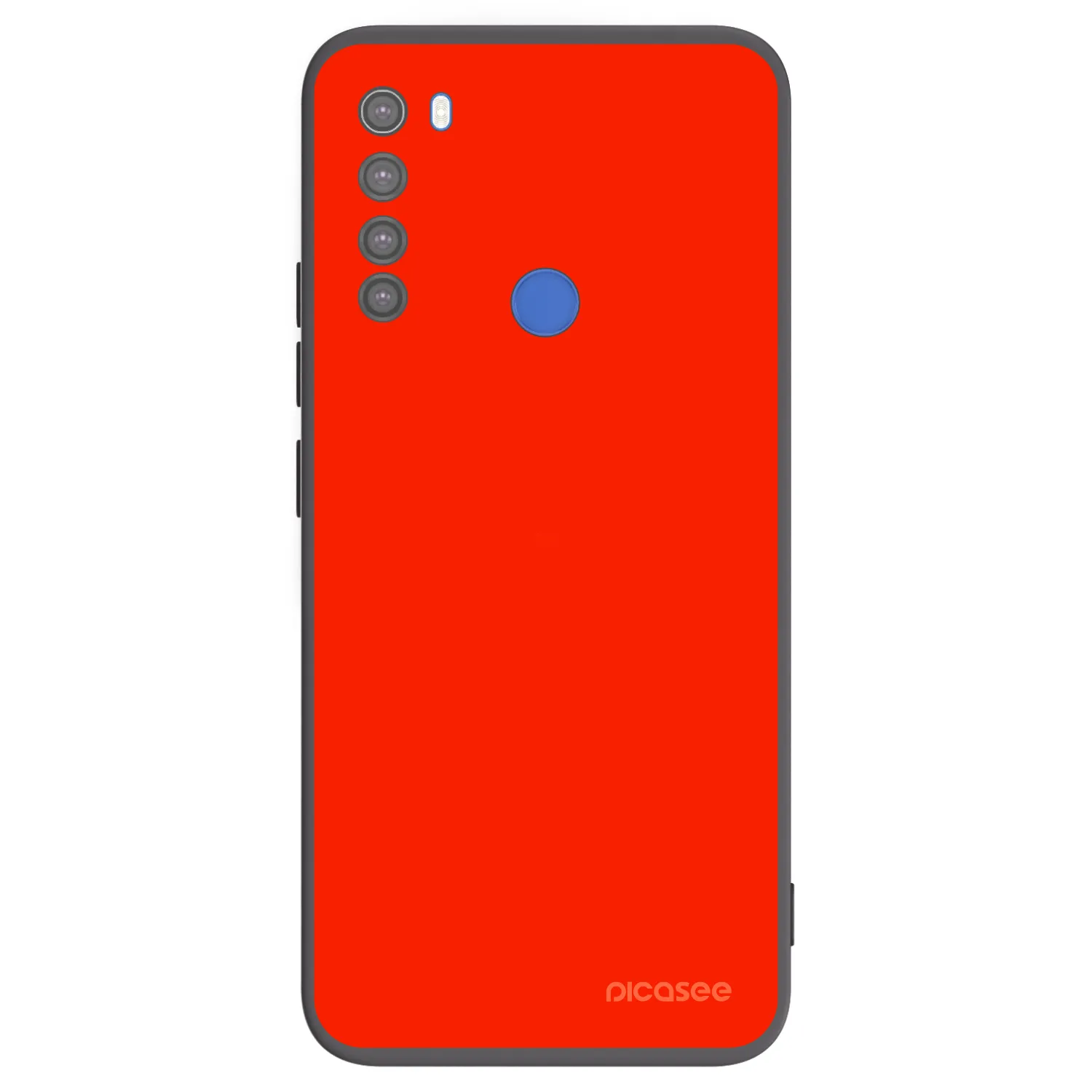 Picasee silikonski črni ovitek za Xiaomi Redmi Note 8T - Maranello Red