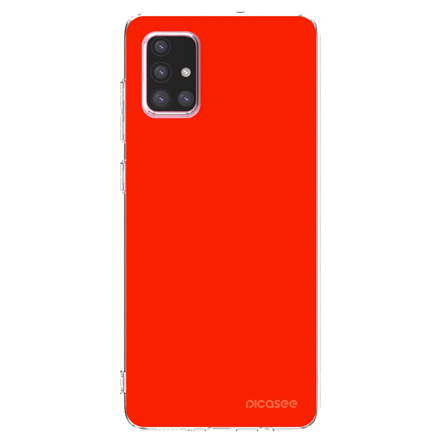 Picasee silikonski prozorni ovitek za Samsung Galaxy A71 A715F - Maranello Red