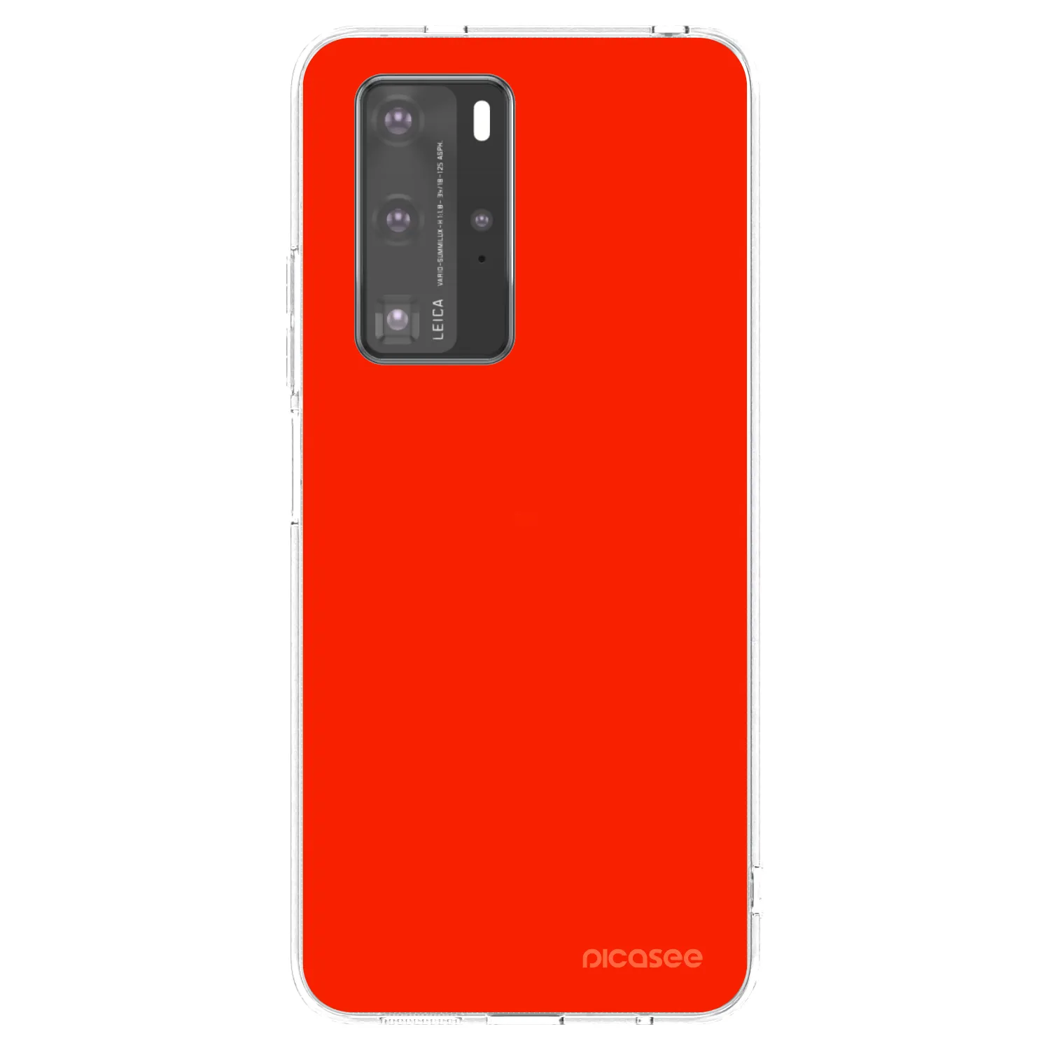 Picasee silikonski prozorni ovitek za Huawei P40 Pro - Maranello Red