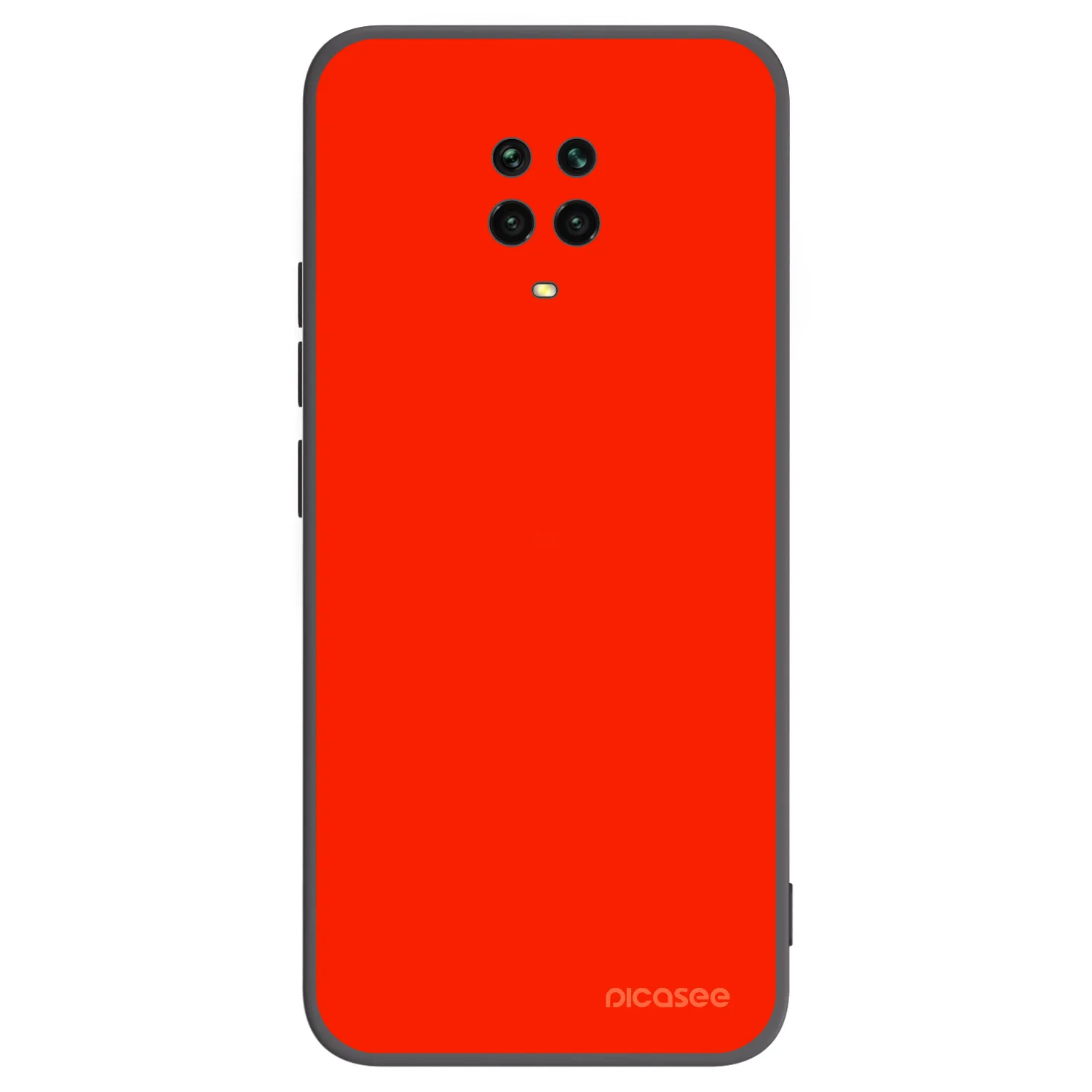 Picasee silikonski črni ovitek za Xiaomi Redmi Note 9 Pro - Maranello Red